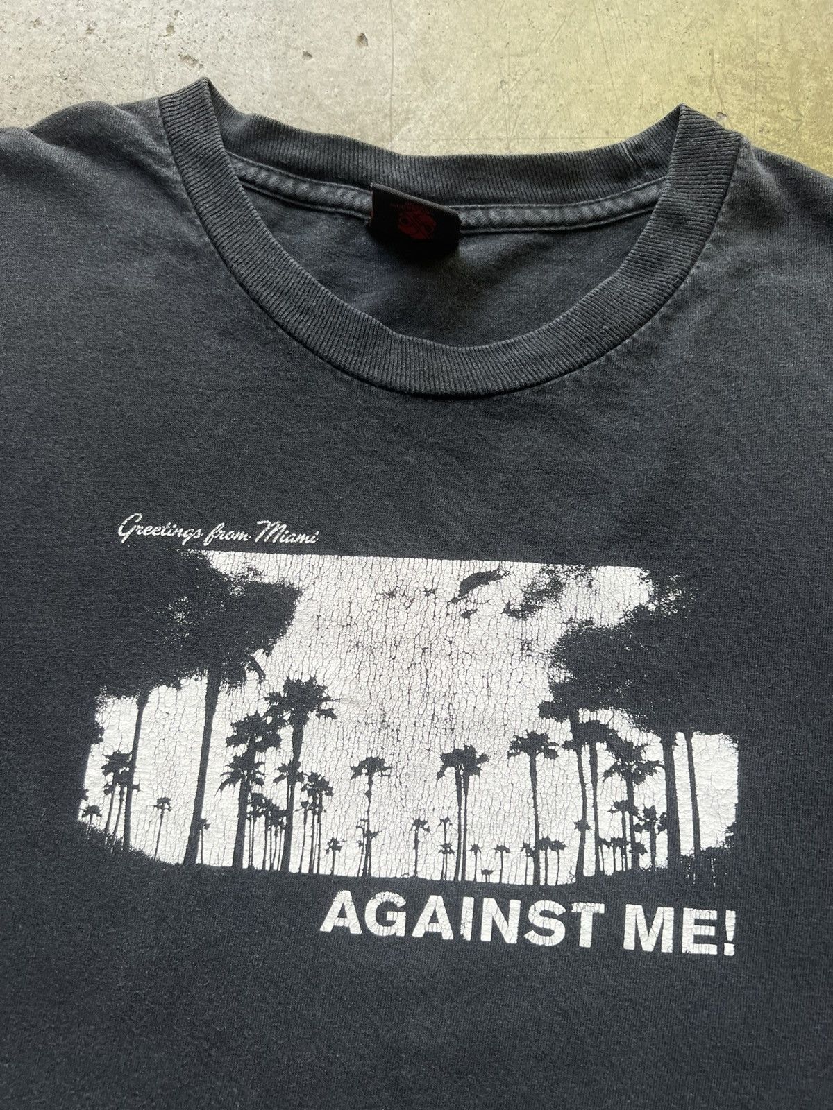 VTG ‘00s Y2K Against Me! Band Tee Shirt Miami Punk Nirvana