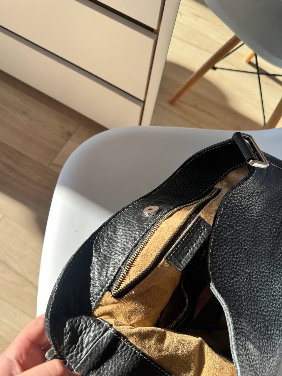 Jil Sander Jil Sander Nappa Leather Slouchy Hobo Bag Minimalist Luxury Size ONE SIZE - 13 Thumbnail
