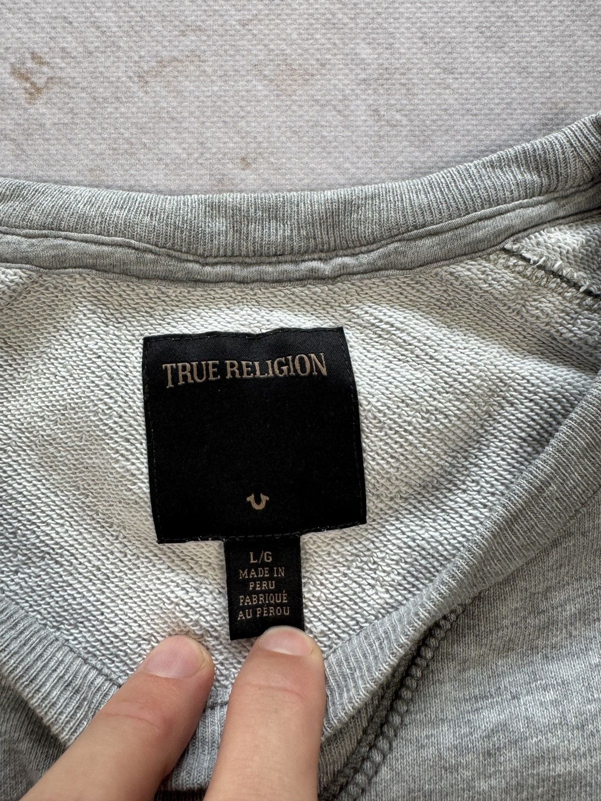 Japanese Brand × True Religion True Religion Sweatshirt Vintage Drip Size US XL / EU 56 / 4 - 3 Thumbnail