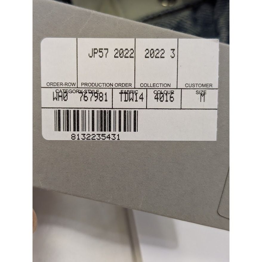 Balenciaga o1rshd1 Organic Japanese Twill Baggy Pants in Dirty Blue Size US 32 / EU 48 - 9 Thumbnail