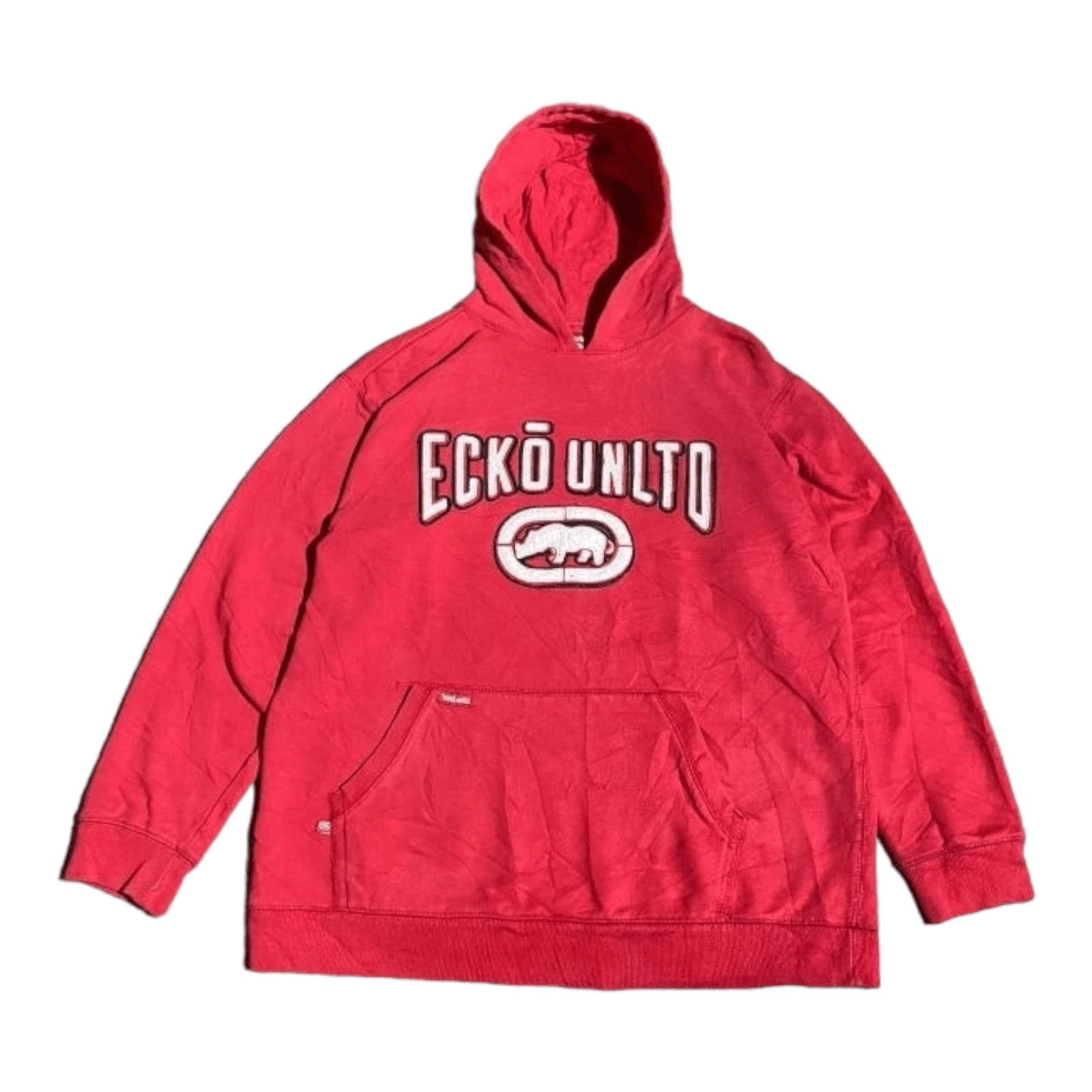 image of Ecko Unltd x Vintage Ecko Untld Hoodie in Red, Men's (Size Large)