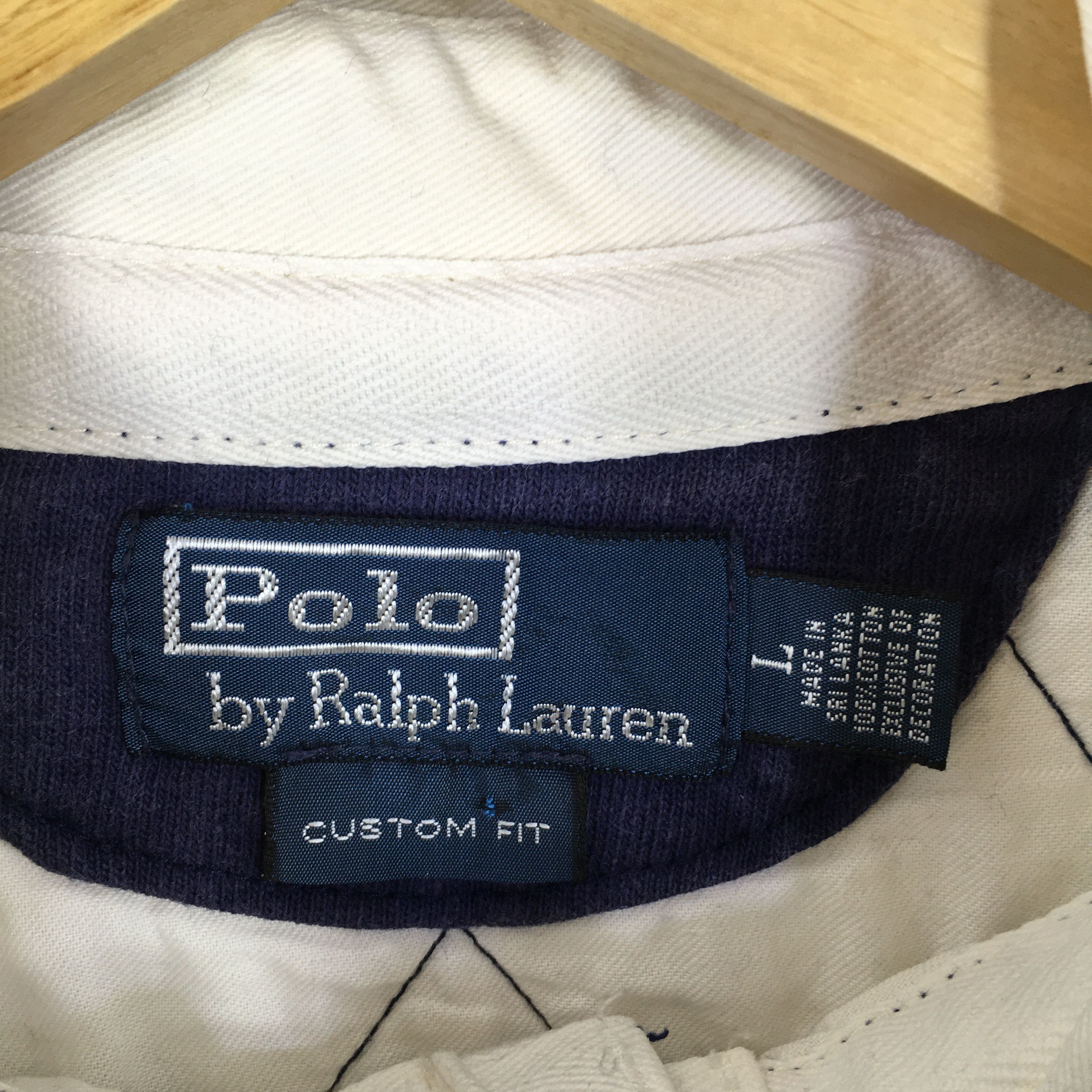 Polo Ralph Lauren × Rugby Ralph Lauren Vintage 90s Polo Ralph Lauren Rugby Shirt Large Size US L / EU 52-54 / 3 - 6 Thumbnail