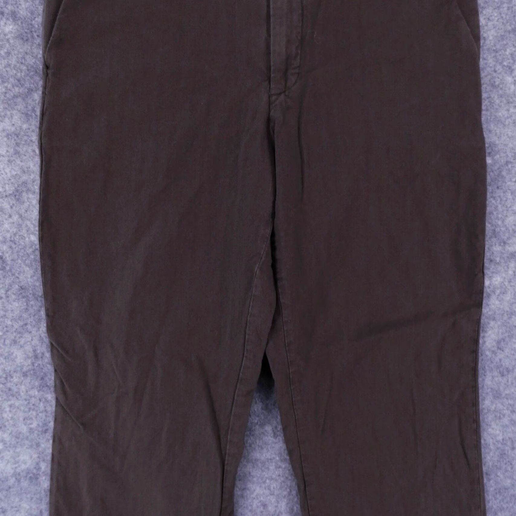 Gap Gap Pants Mens 36x28 Chino Flat Front Brown Casual (Altered) Size US 35 - 3 Thumbnail