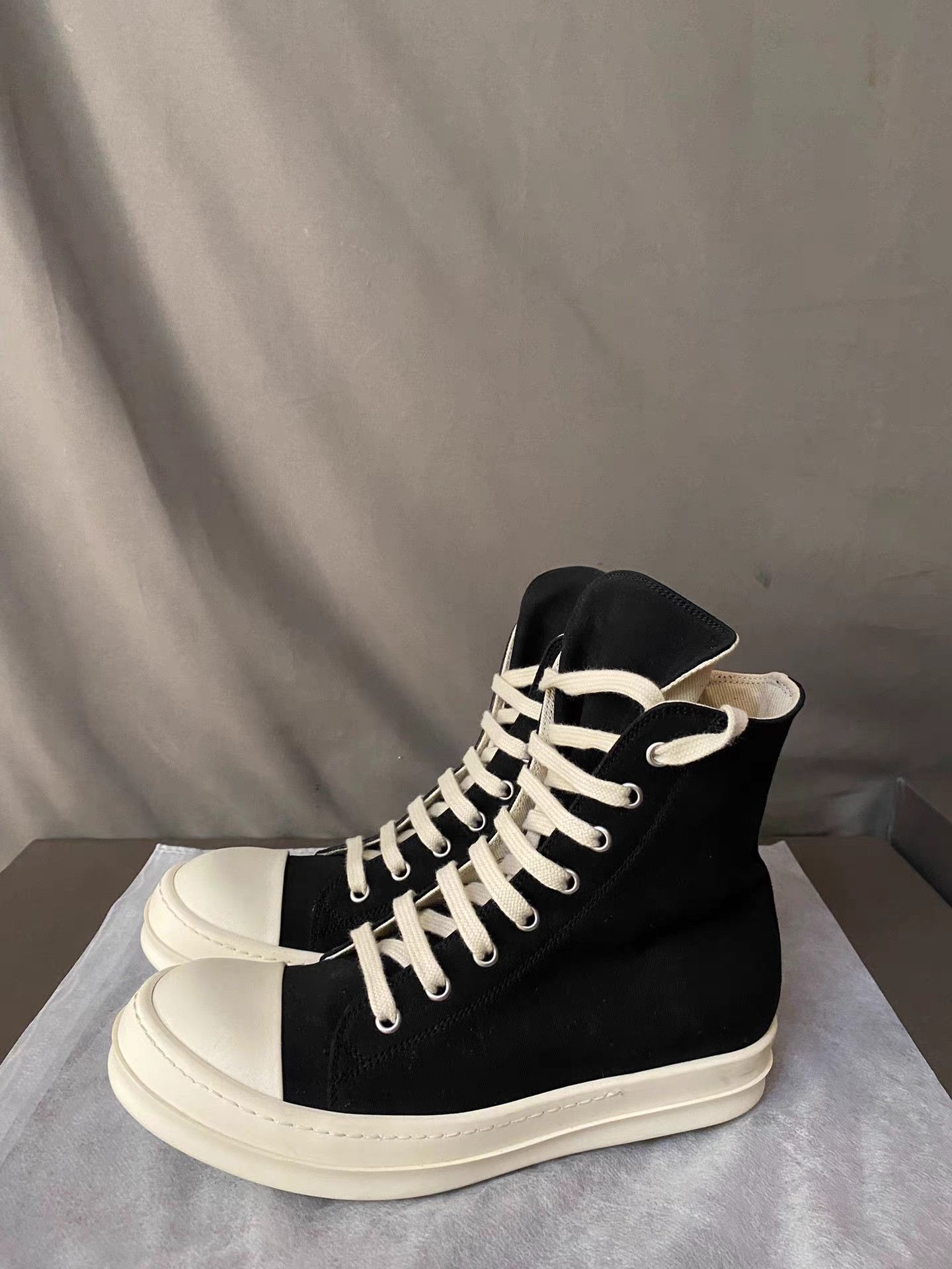 Rick Owens Rick Owens DRKSHDW Canvas Turbo Sneakers Size US 6.5 / IT 36.5 - 2 Thumbnail