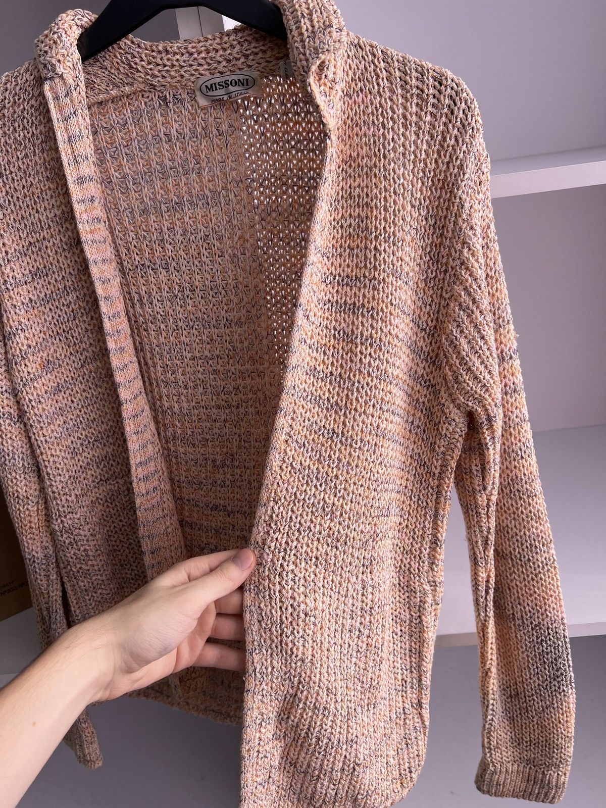 Designer × Missoni × Vintage Vintage Missoni Pink Buttoned Blend women’s Cardigan Size M / US 6-8 / IT 42-44 - 14 Thumbnail