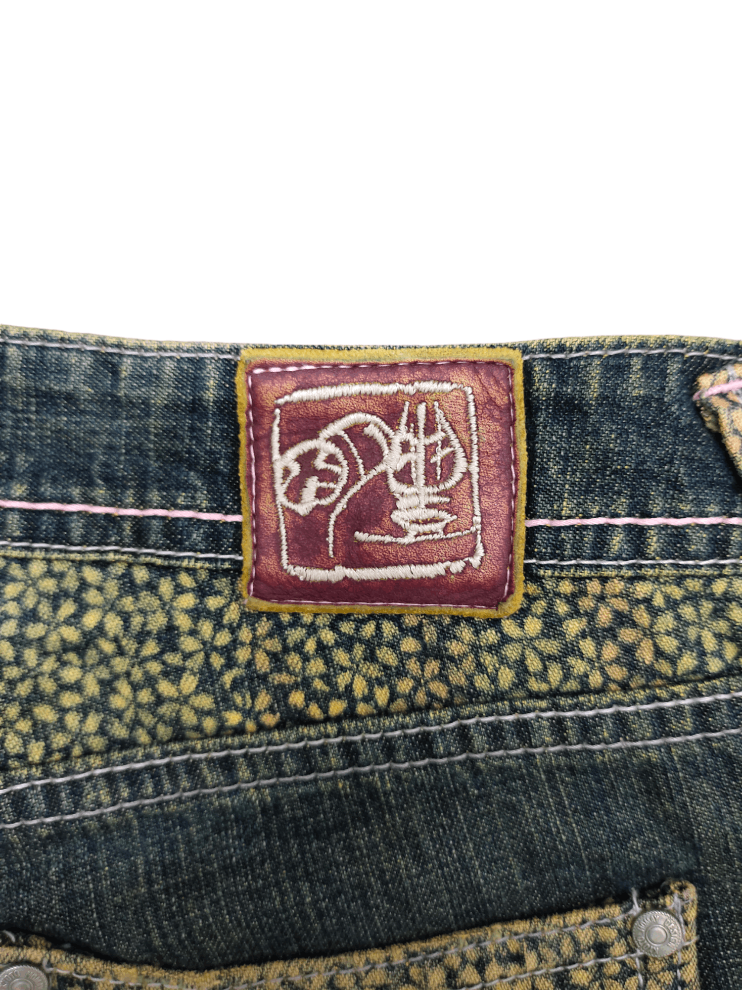 If Six Was Nine Flare Jeans Kyoto Homay Clawmark Faded Low Rise Bootcut Y2k Size US 28 / EU 44 - 18 Thumbnail