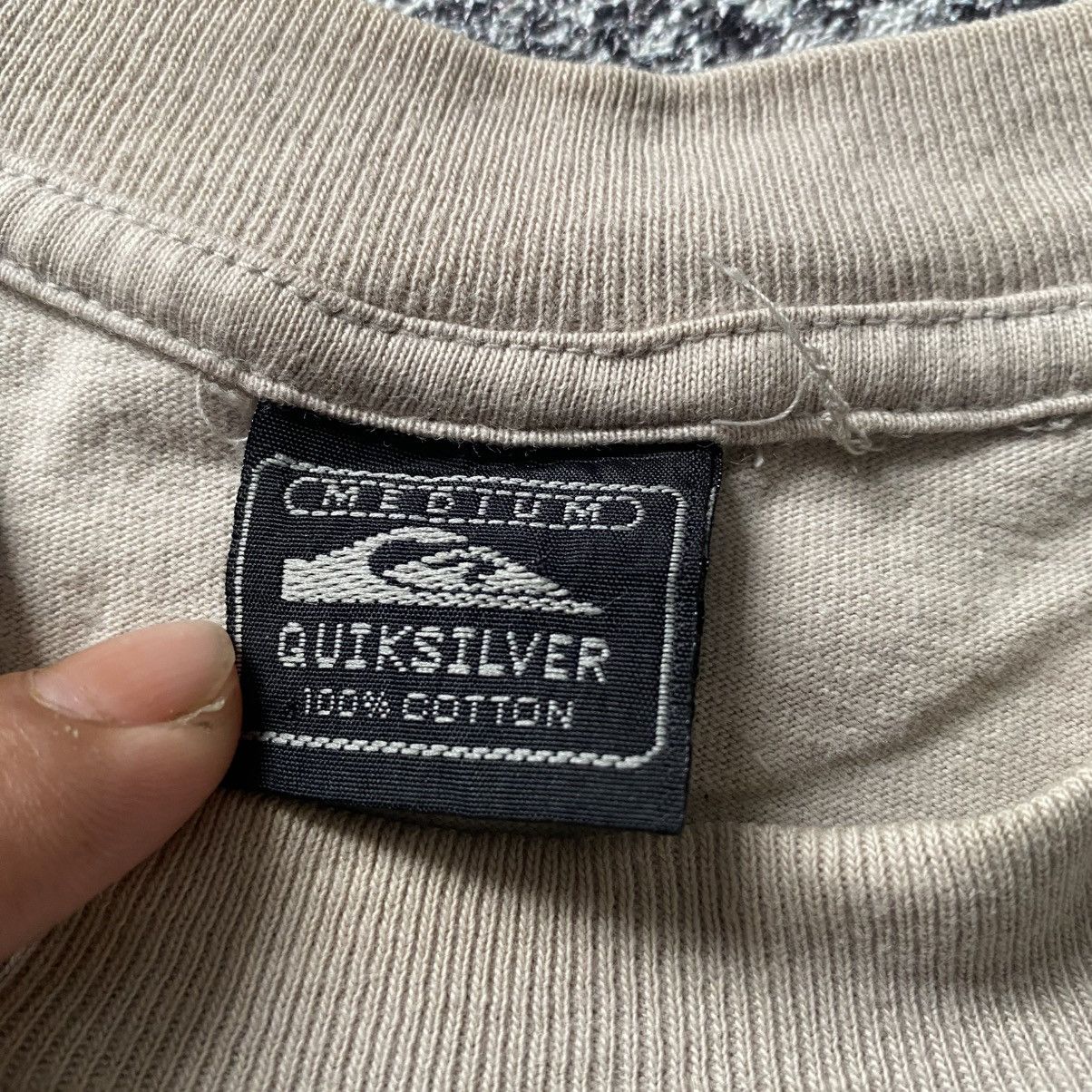 Quicksilver × Quiksilver 💥SOLD💥Vintage Quiksilver Logo Tshirt Size US M / EU 48-50 / 2 - 5 Thumbnail
