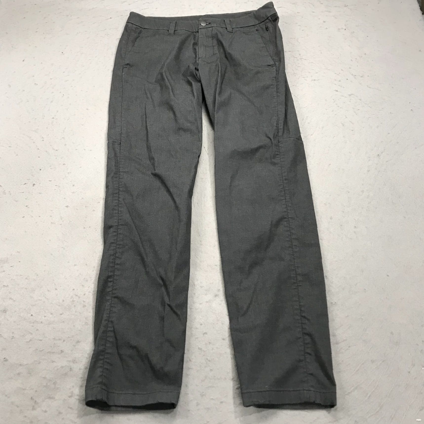 Lululemon Lululemon Commission Pants Mens 31x31 Gray Slim Cotton Casual Chino Golf Preppy Size US 31 - 2 Thumbnail