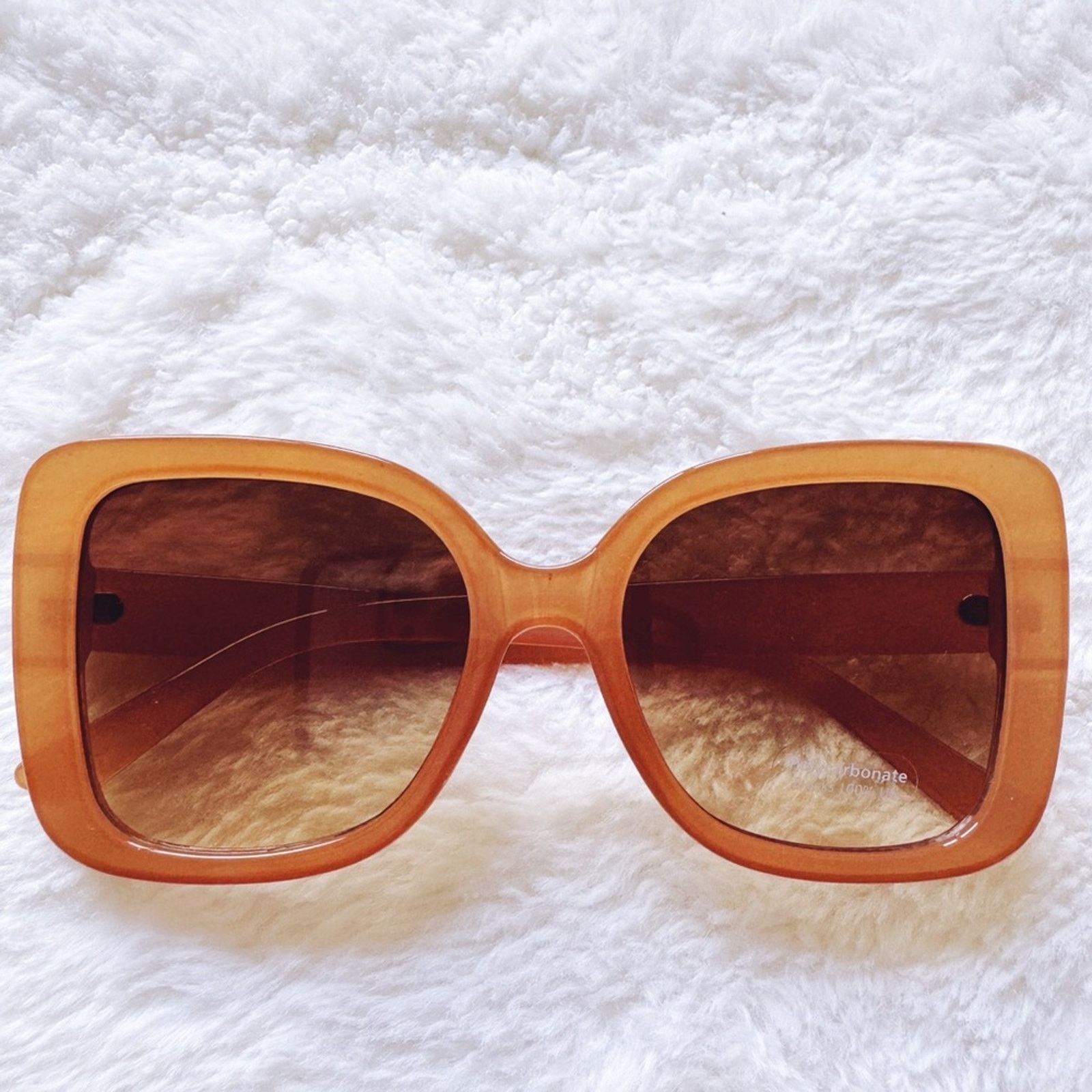 Other Eva Clear Gold Square-Framed Sunglasses Size ONE SIZE - 1 Thumbnail