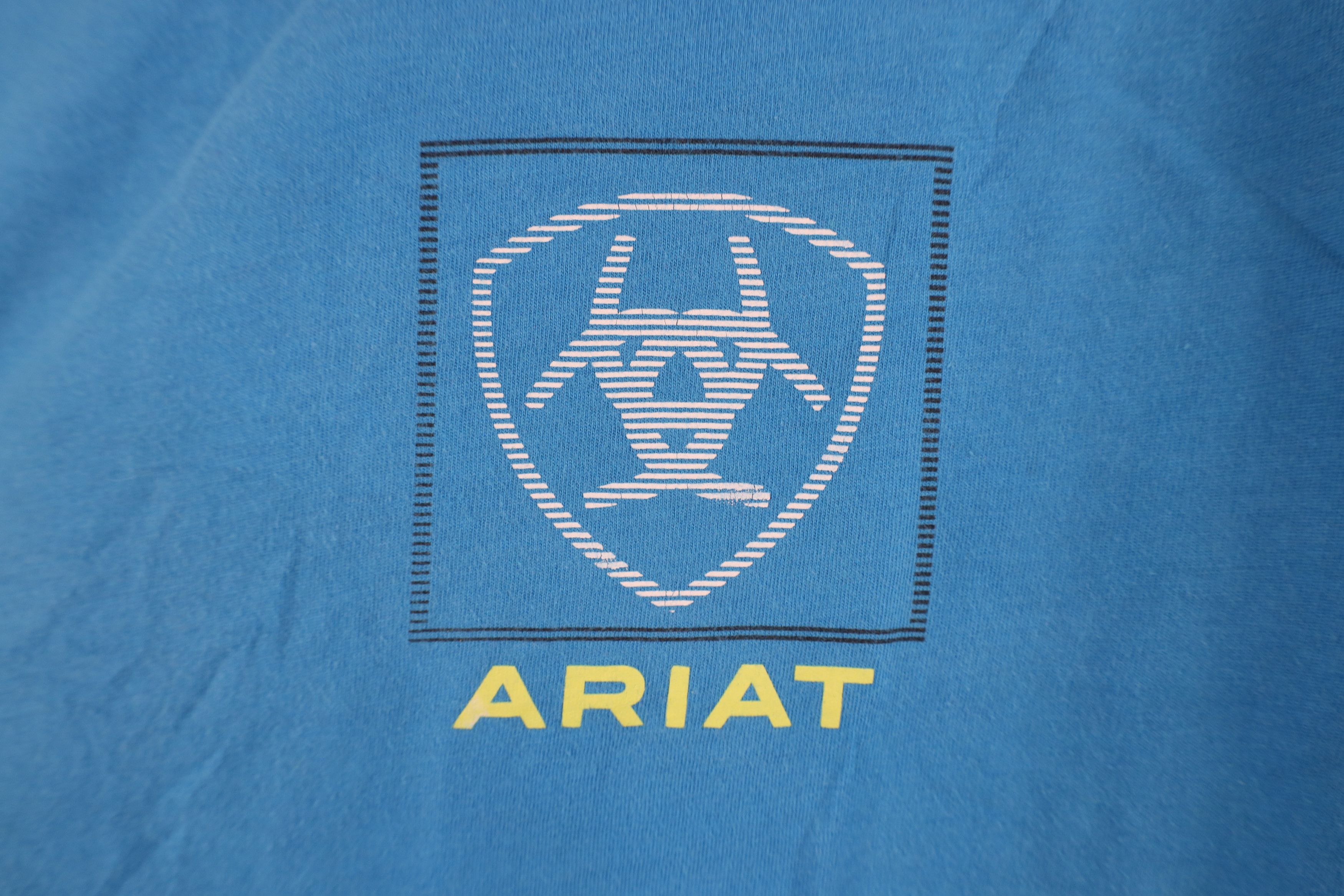 Ariat Ariat Distressed Spell Workwear Short Sleeve T-Shirt Blue Size US M / EU 48-50 / 2 - 4 Thumbnail