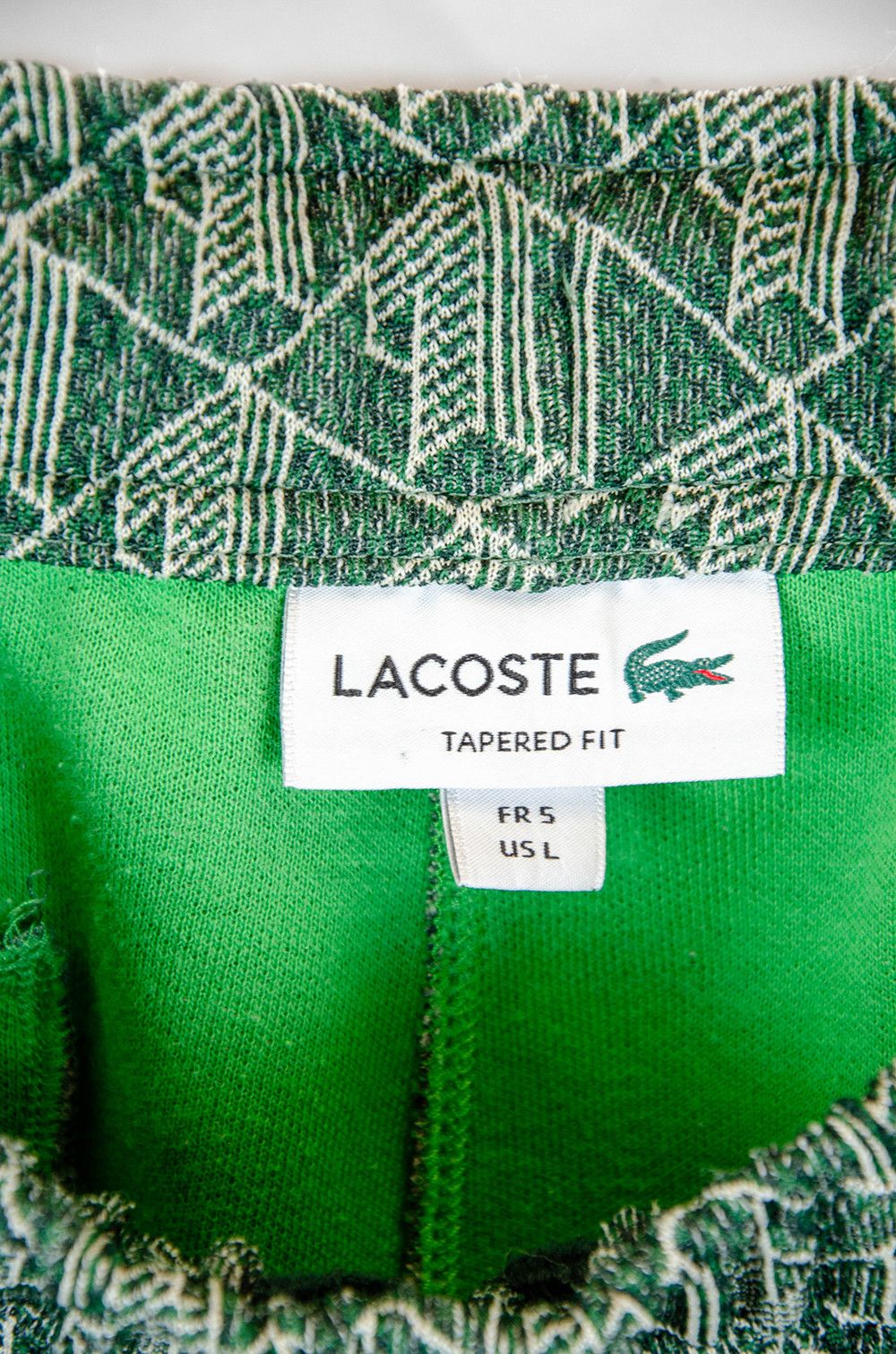 Lacoste Lacoste Monogram Track Pants Tapered - Size L Size US 34 / EU 50 - 12 Thumbnail