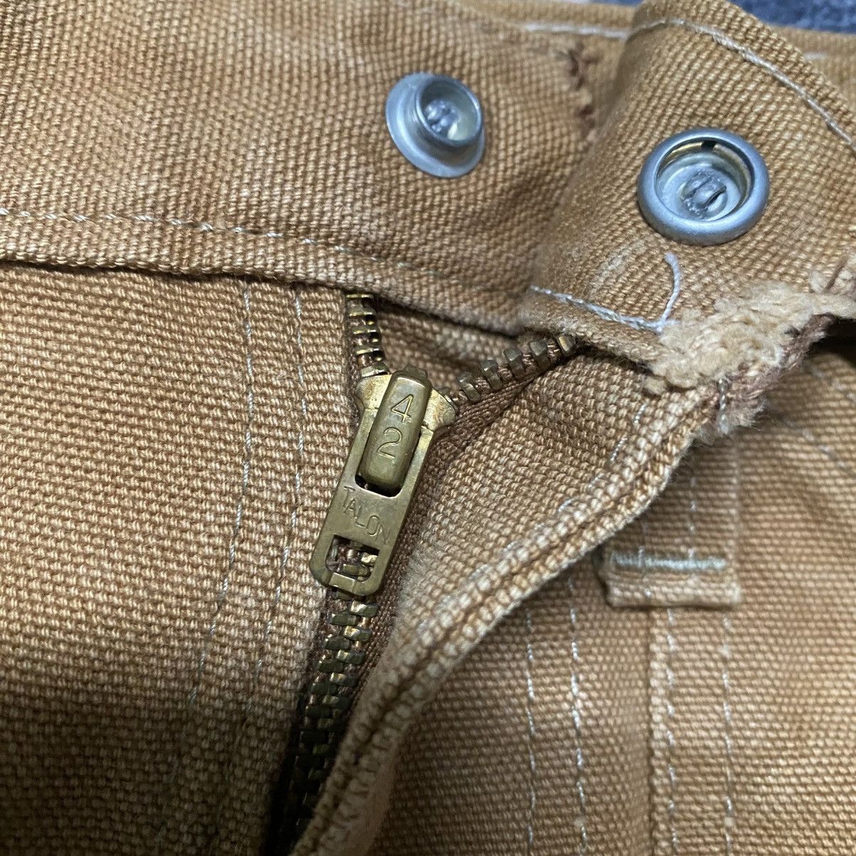 Carhartt Vintage 70s Carhartt Double Knee Duck Canvas Carpenter Pant Size US 28 / EU 44 - 19 Thumbnail