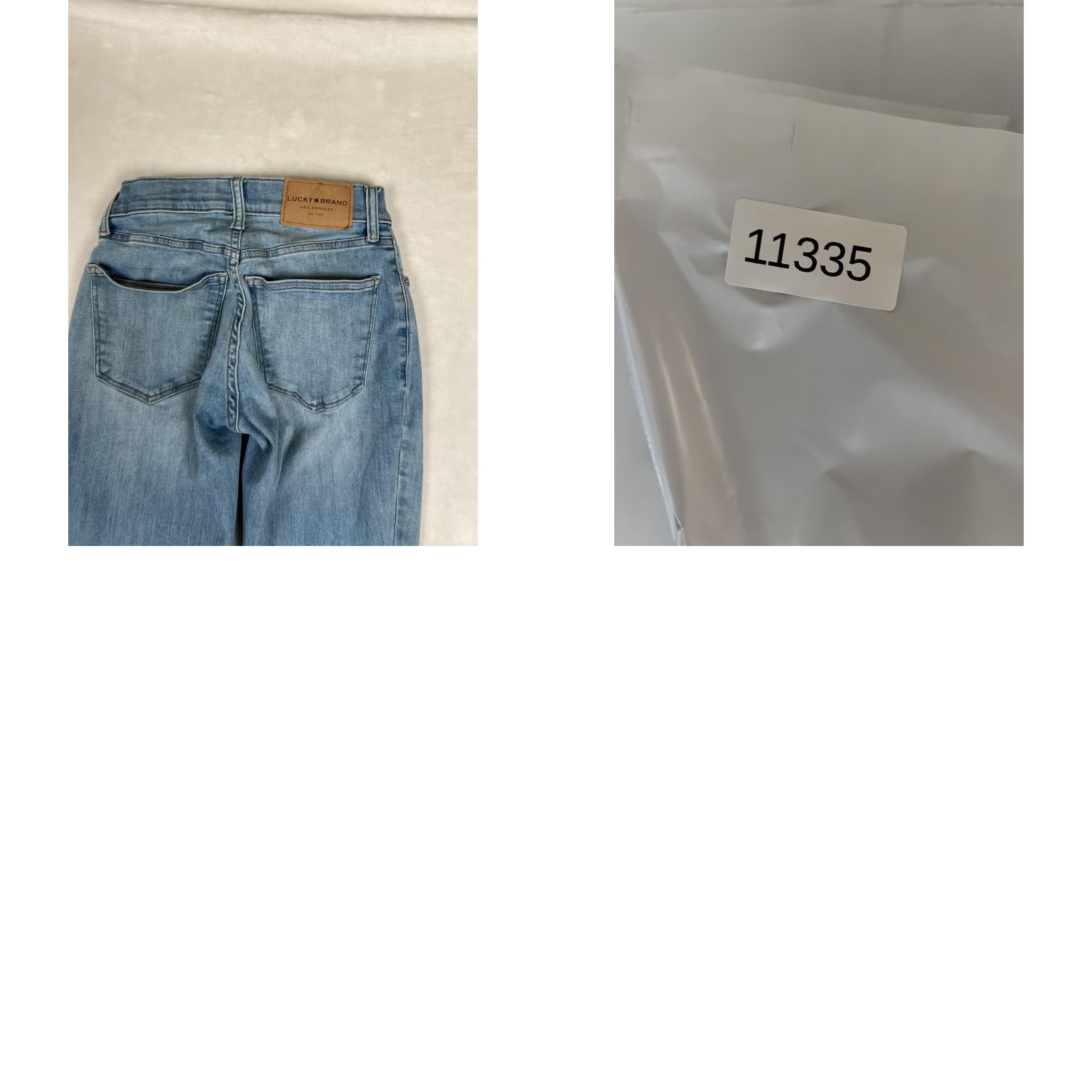 Lucky Brand Lucky Brand Ava Super Skinny Jeans Womens 0/25 Blue Raw Hem Denim Size 25" / US 0 / IT 36 - 8 Thumbnail