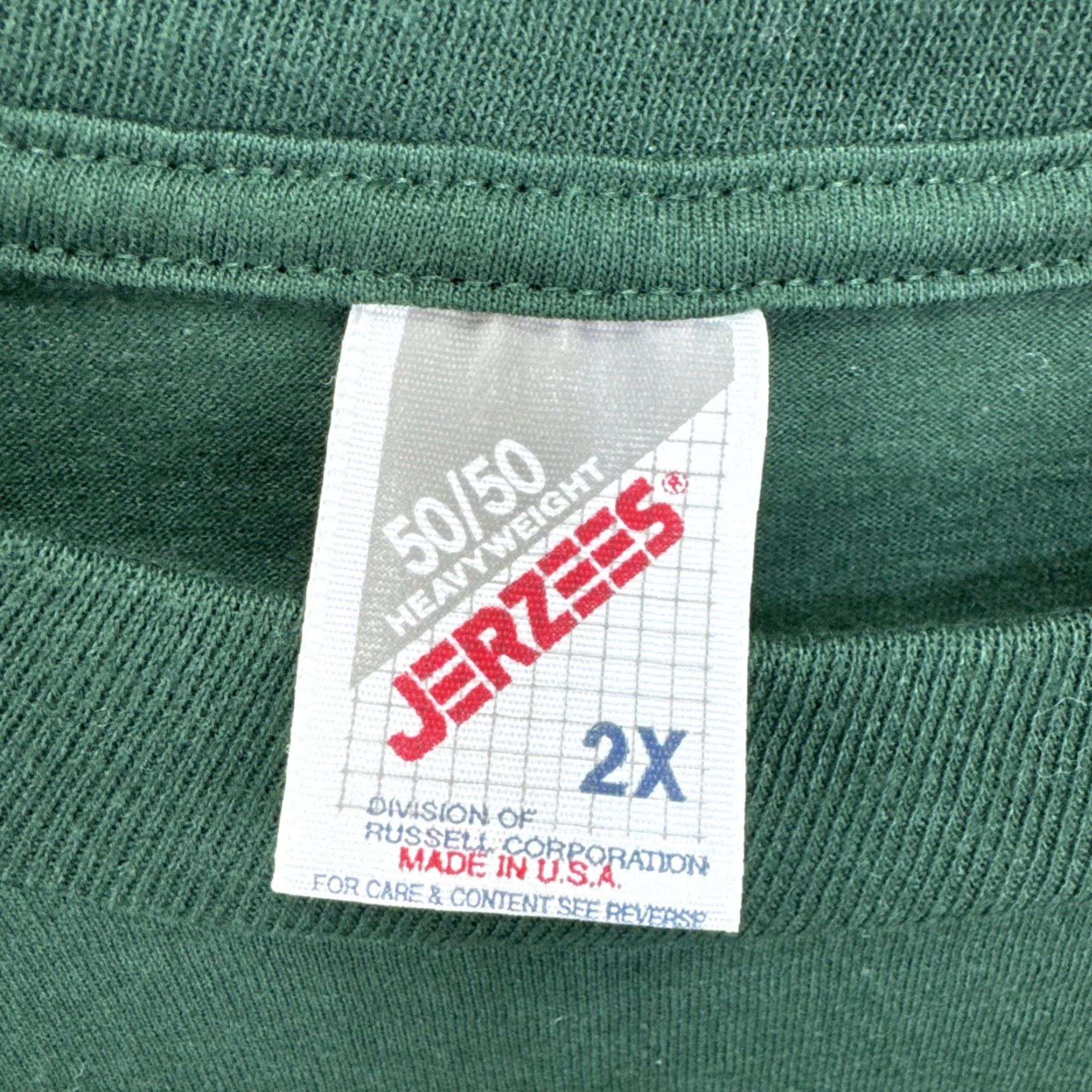 Jerzees VINTAGE JERZEES Deer Hunting Humor T Shirt USA 2XL Green Crew Neck Short Sleeve Graphic Mens Rounded Off 1990s Size US XXL / EU 58 / 5 - 3 Thumbnail