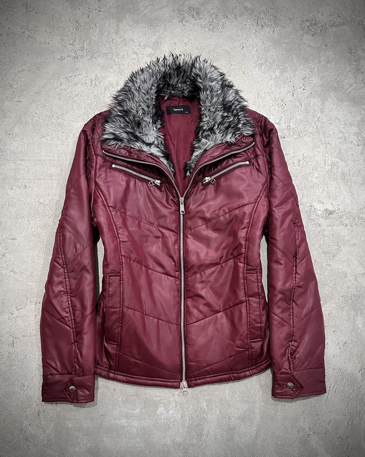 ジャケット・アウター leather fur jacket archive vkei fuga Fuga Lightly-Waxed Double Zipper Layer Fur Jacket – FOULMANNERED