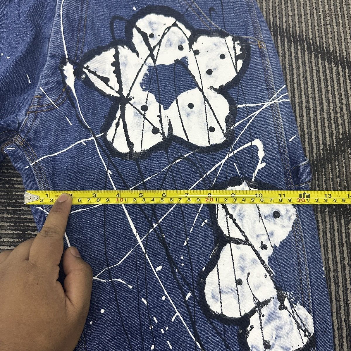 Other Hype🔥Art Work Key Carpenter Denim Size US 36 / EU 52 - 18 Thumbnail
