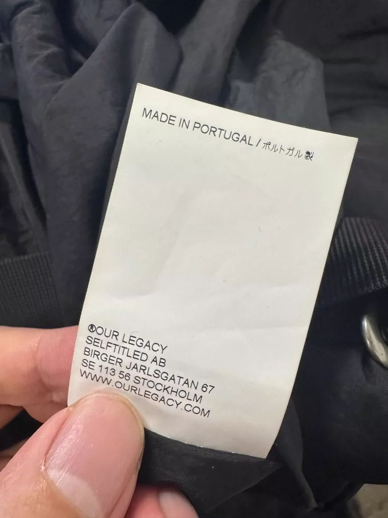 Our Legacy our legacy black pillow tote Size ONE SIZE - 4 Thumbnail