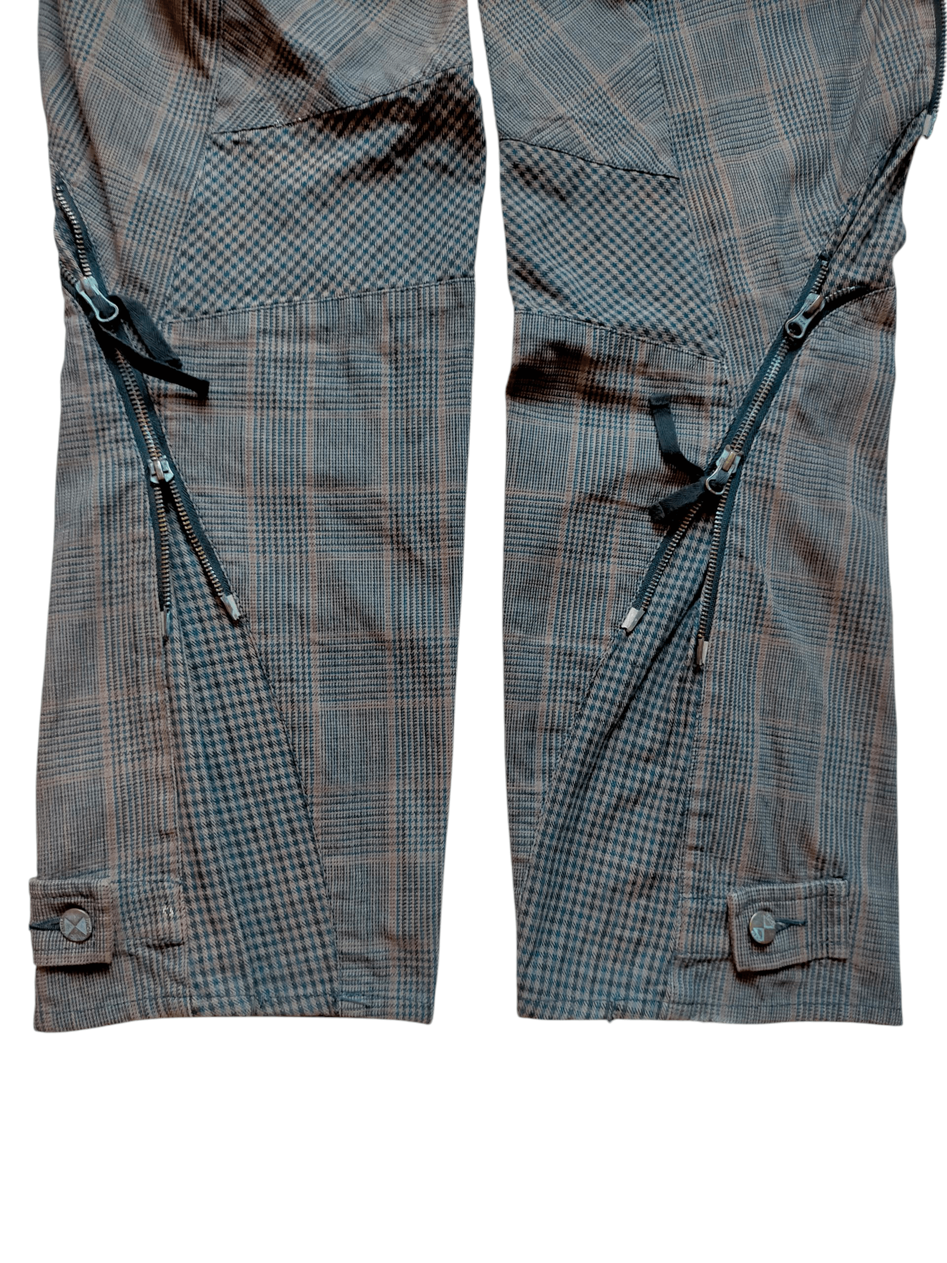 Final Home Final Home Japan Check Patchwork Zipped Trouser Pants Size US 36 / EU 52 - 15 Thumbnail