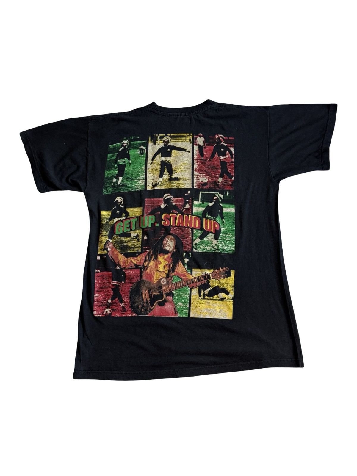 Band Tees Vtg Bob Marley Get Up Stand Up T-Shirt Big Logo Y2K Hype XL Size US XL / EU 56 / 4 - 2 Thumbnail