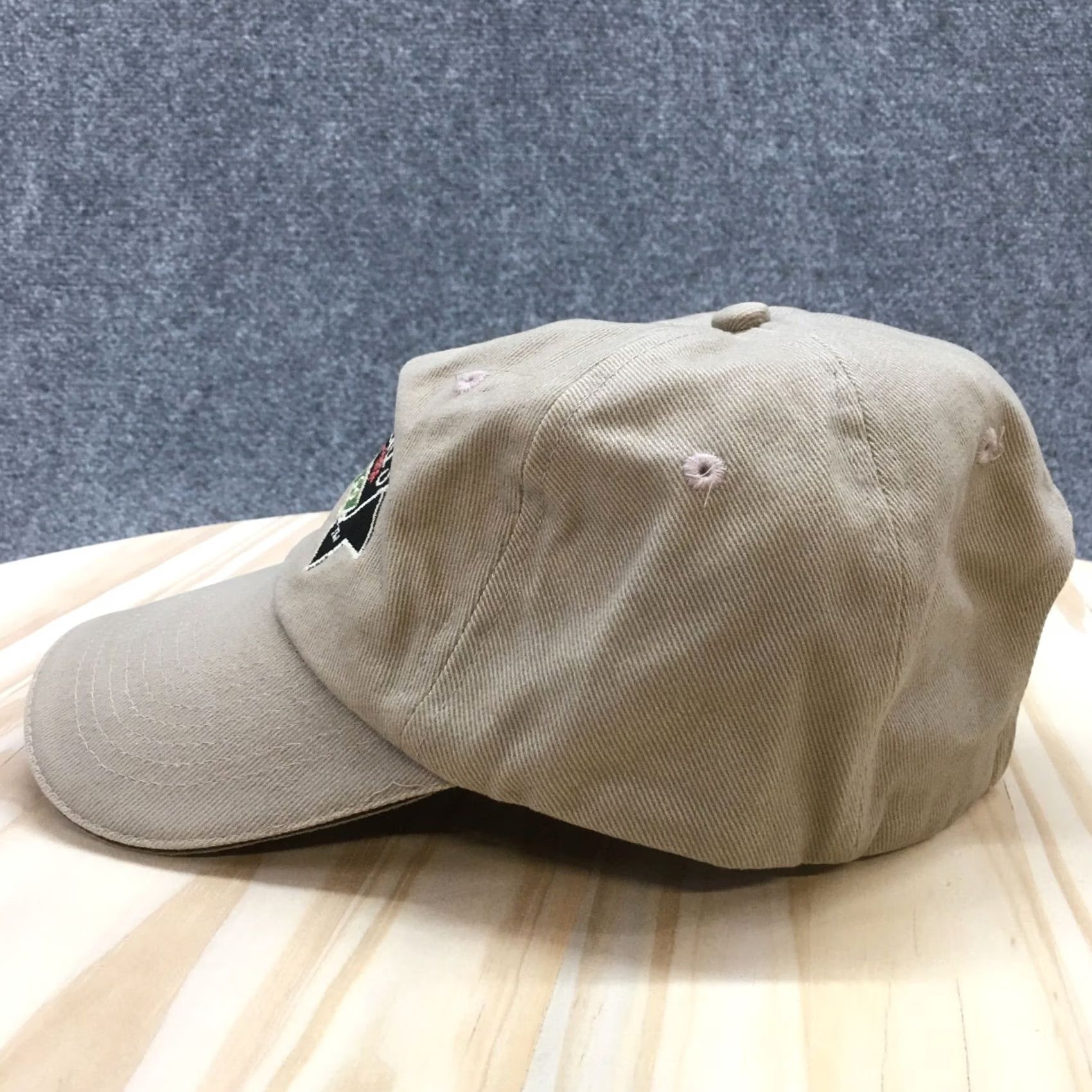 Logo 7 Toppers Baseball Hat Mens Brown One Size Adjustable Embroidered Logo Hat Size ONE SIZE - 6 Thumbnail