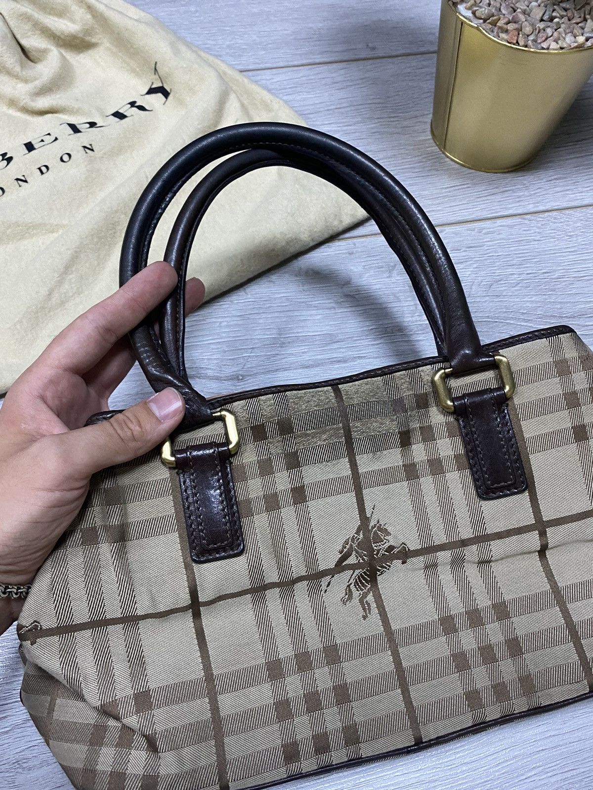 Burberry Burberry London bag nova check with dust bag Size ONE SIZE - 16 Thumbnail