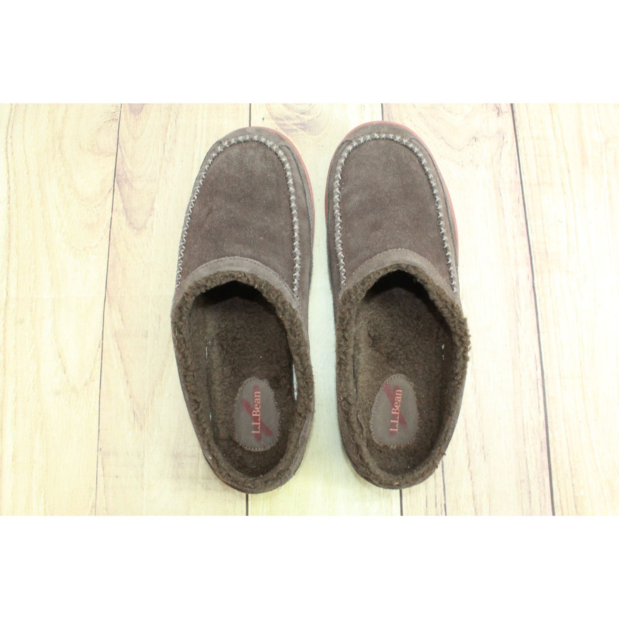 L.L. Bean LL Bean Fleece Lined Nonslip Mountain Slipper Scuffs 12 M Size US 12 / EU 45 - 7 Thumbnail