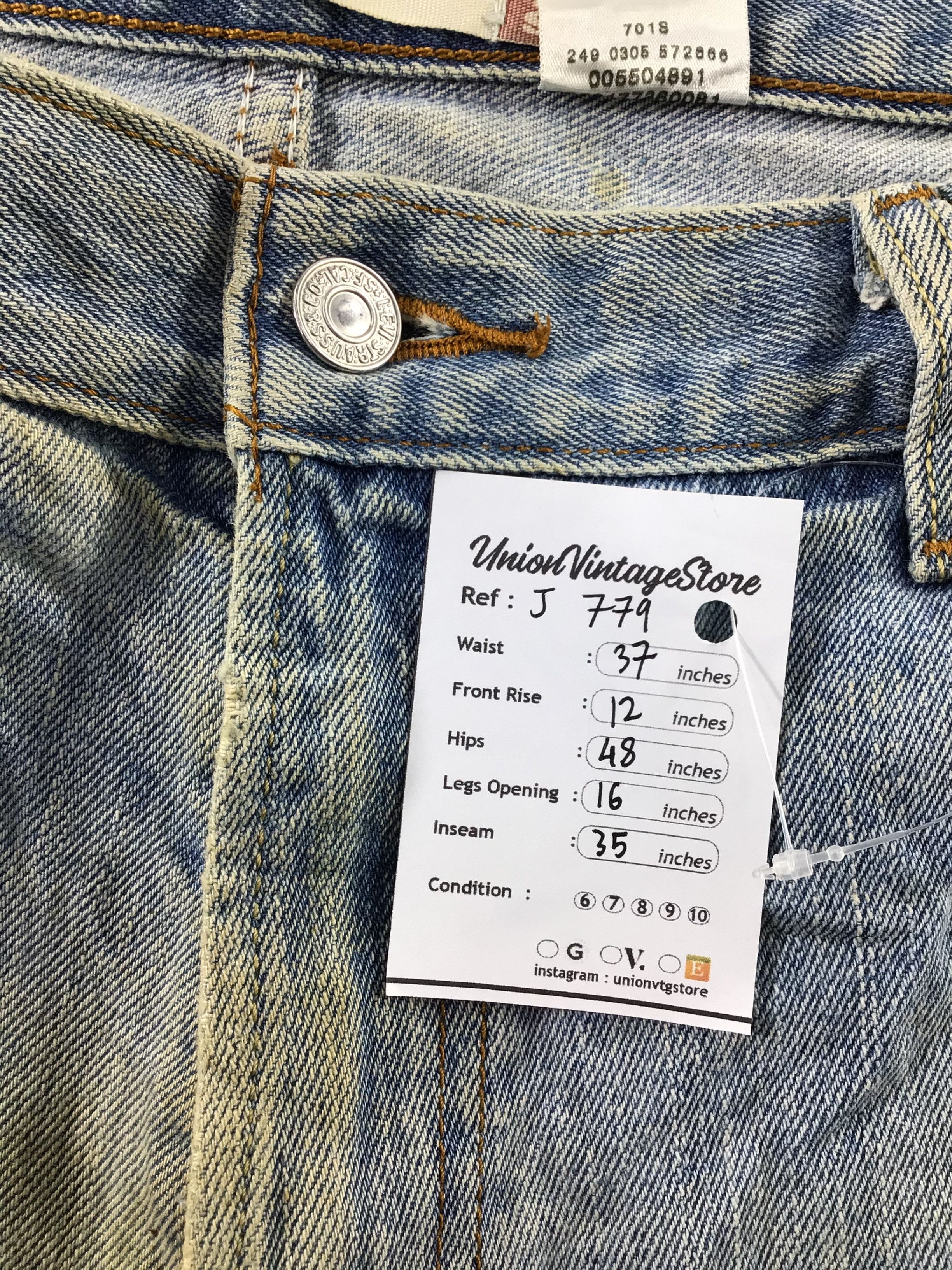 Levi's Vintage Levis 550 Jeans-J779 Size US 37 - 11 Thumbnail