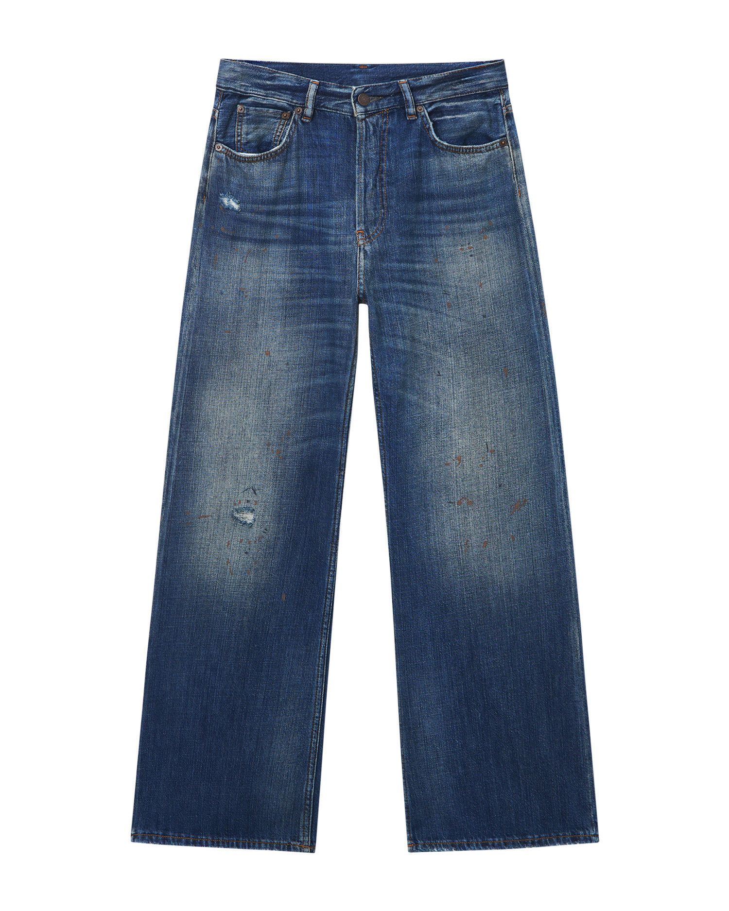 Acne Studios Acne Studios 2021F LOOSE FIT Ripped Distressed Design Jeans Size 27" / US 4 / IT 40 - 1 Thumbnail