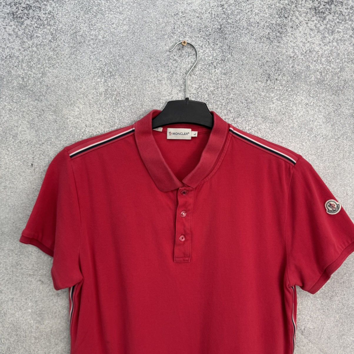 Moncler Moncler Polo Shirt Size US L / EU 52-54 / 3 - 2 Thumbnail