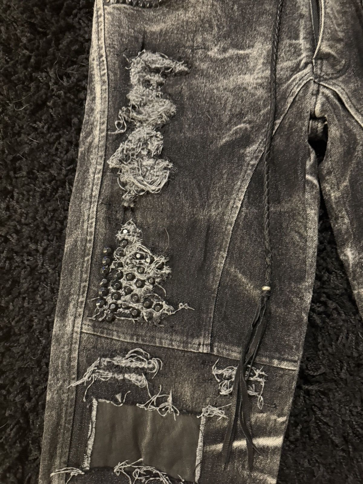 Japanese Brand × KMRii × Vintage KMRii Studded Pants Size US 30 / EU 46 - 3 Thumbnail
