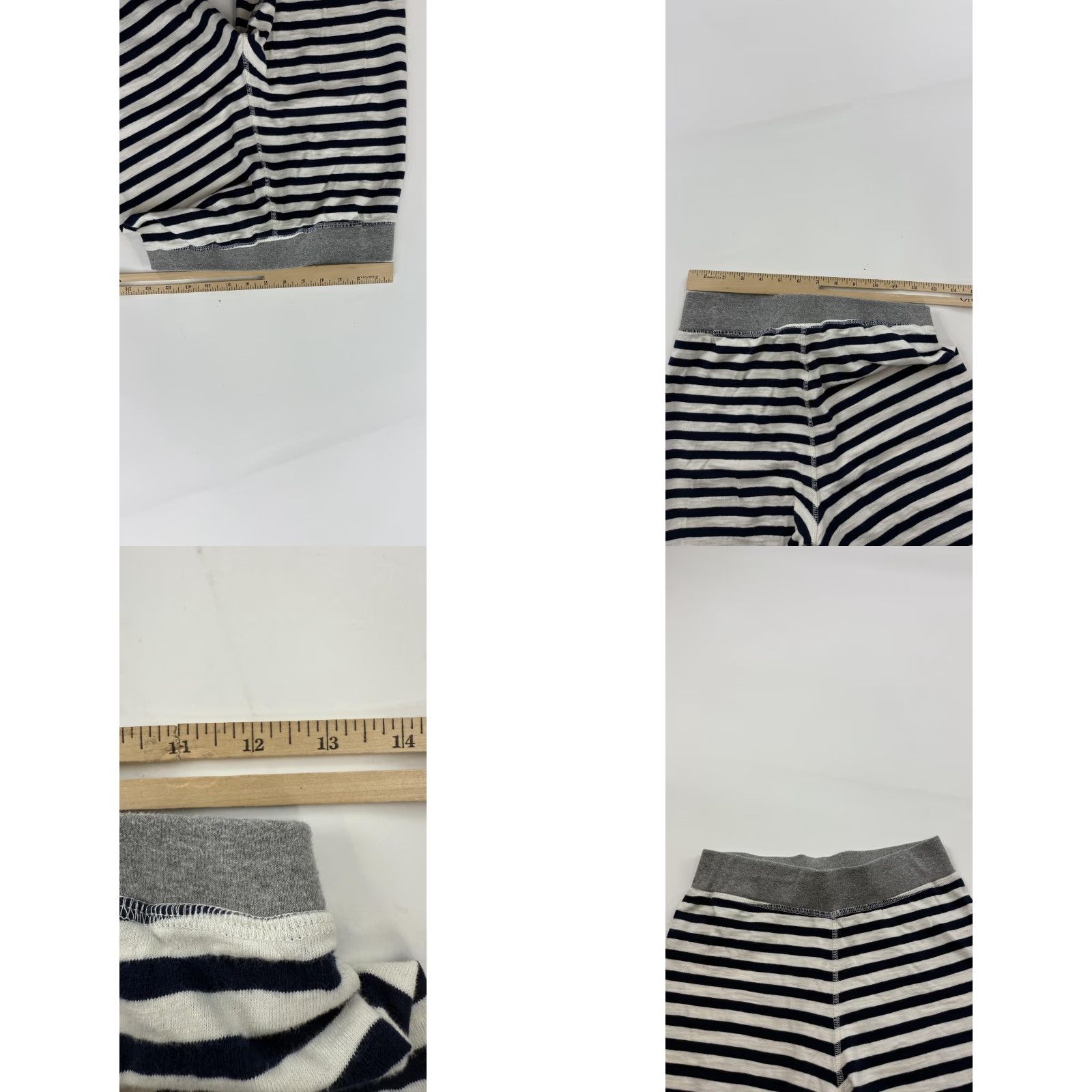 Sleepy Jones VINTAGE Sleepy Jones Pajama Pants Womens XS Navy White Stripe Lounge Bottoms Size 26" / US 2 / IT 38 - 8 Thumbnail