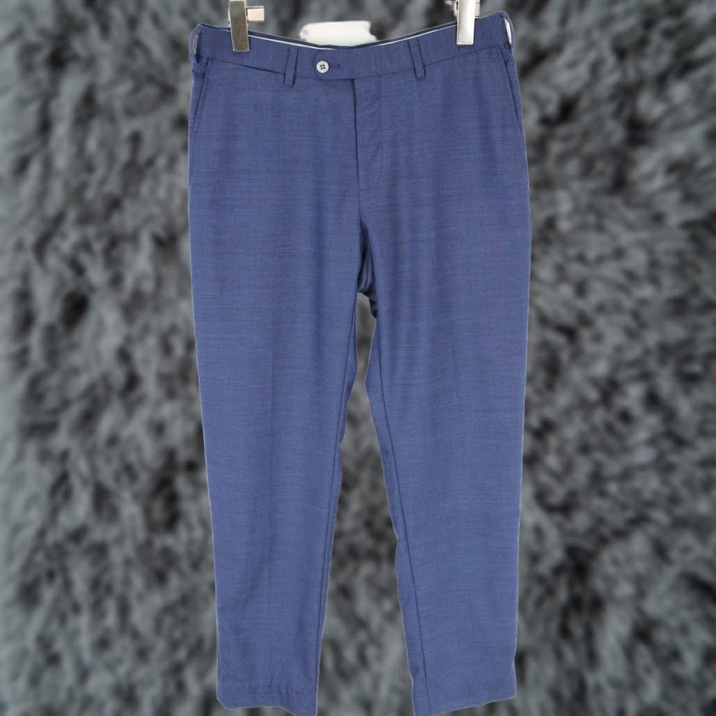 Suitsupply Suitsupply Suit Mens UK 36 / W30 Blue Brescia Int Trousers Men Wool Pleated Size US 36 / EU 52 - 1 Thumbnail