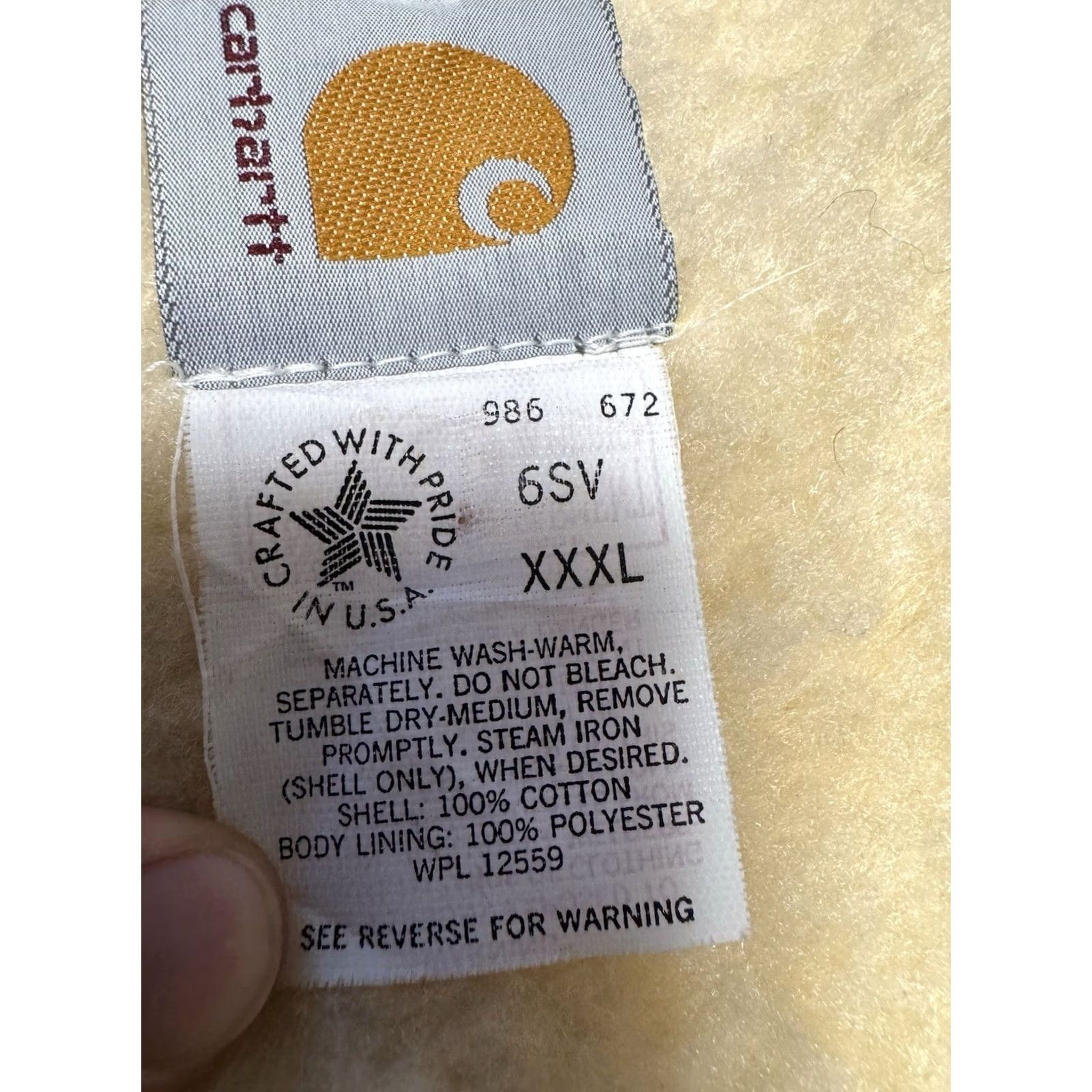 Carhartt VINTAGE Carhartt Vest Hunting Men's 3XL Brown Sherpa Lined USA USA 3XL Hunting Vest Mens Brown Sherpa Lined Carhartt USA 3XL VINTAGE Size US XXL / EU 58 / 5 - 3 Thumbnail