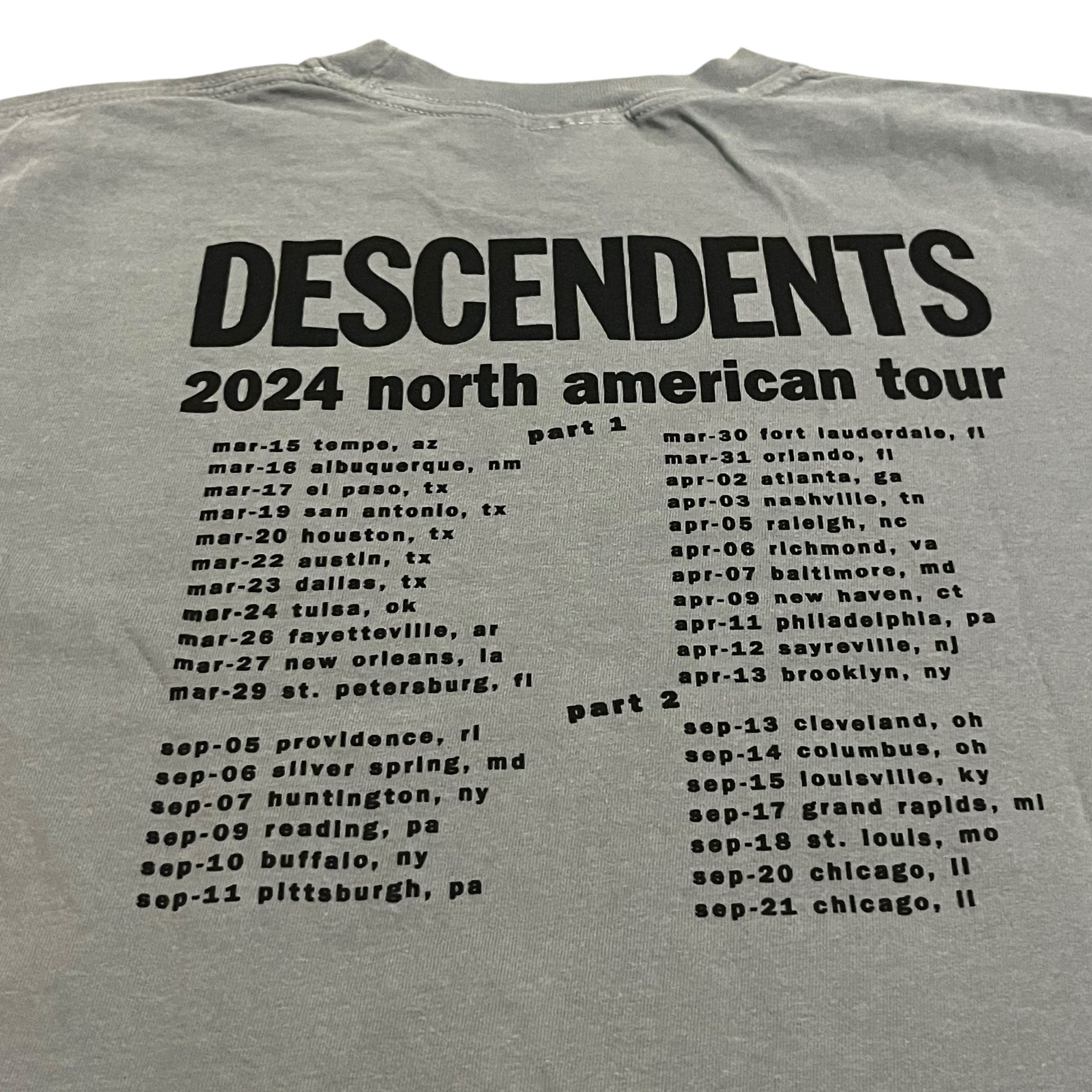 Comfort Colors DEADSTOCK Circle Jerks x Decendents 2024 Tour T Shirt Size US M / EU 48-50 / 2 - 5 Thumbnail