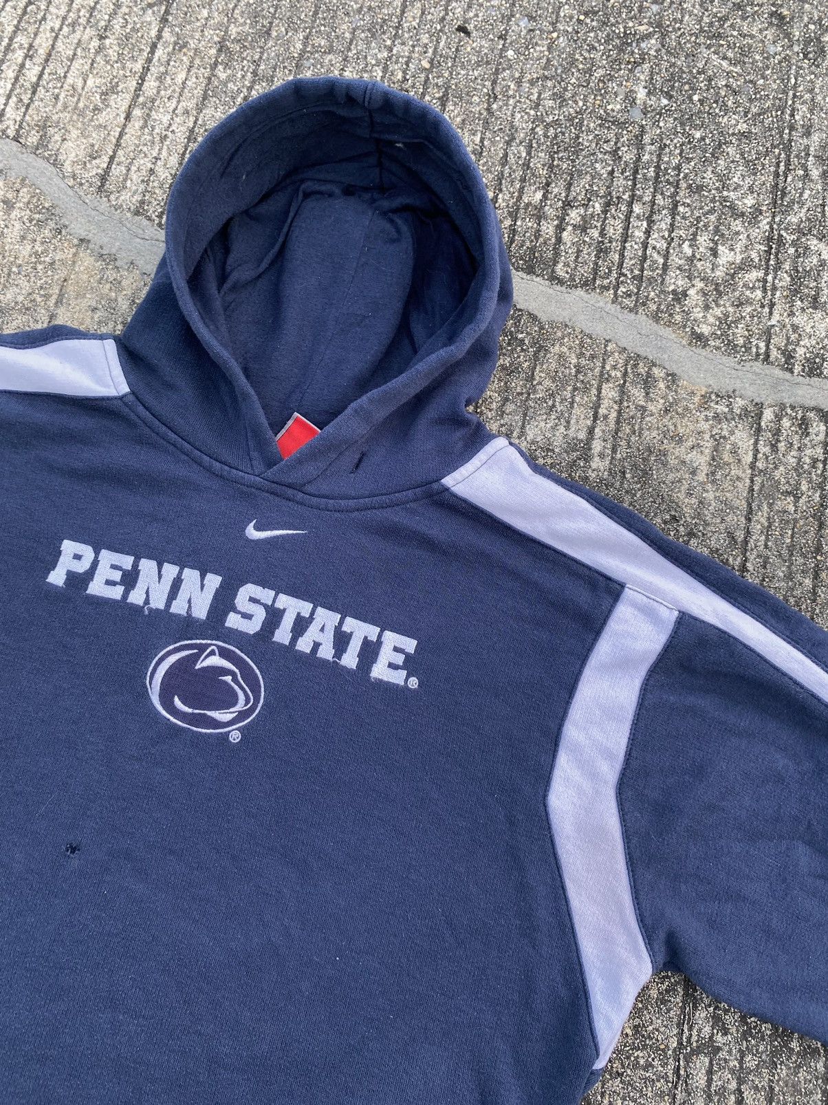 Nike × Vintage Vintage Nike Center Swoosh Hoodie PENN STATE Size US S / EU 44-46 / 1 - 6 Thumbnail