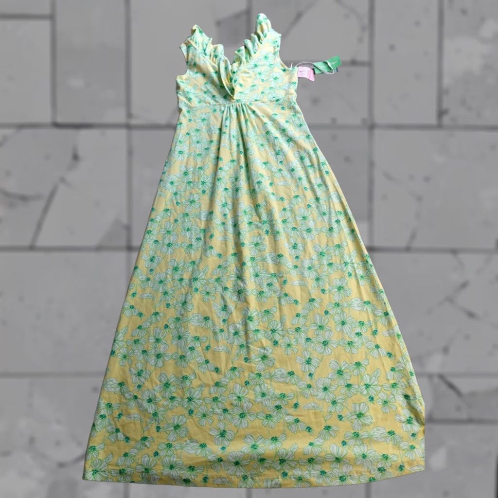 Lilly Pulitzer Lilly Pulitzer Women's Green Jersey Dress Small Casual Sweater Dress Size S / US 4 / IT 40 - 1 Thumbnail