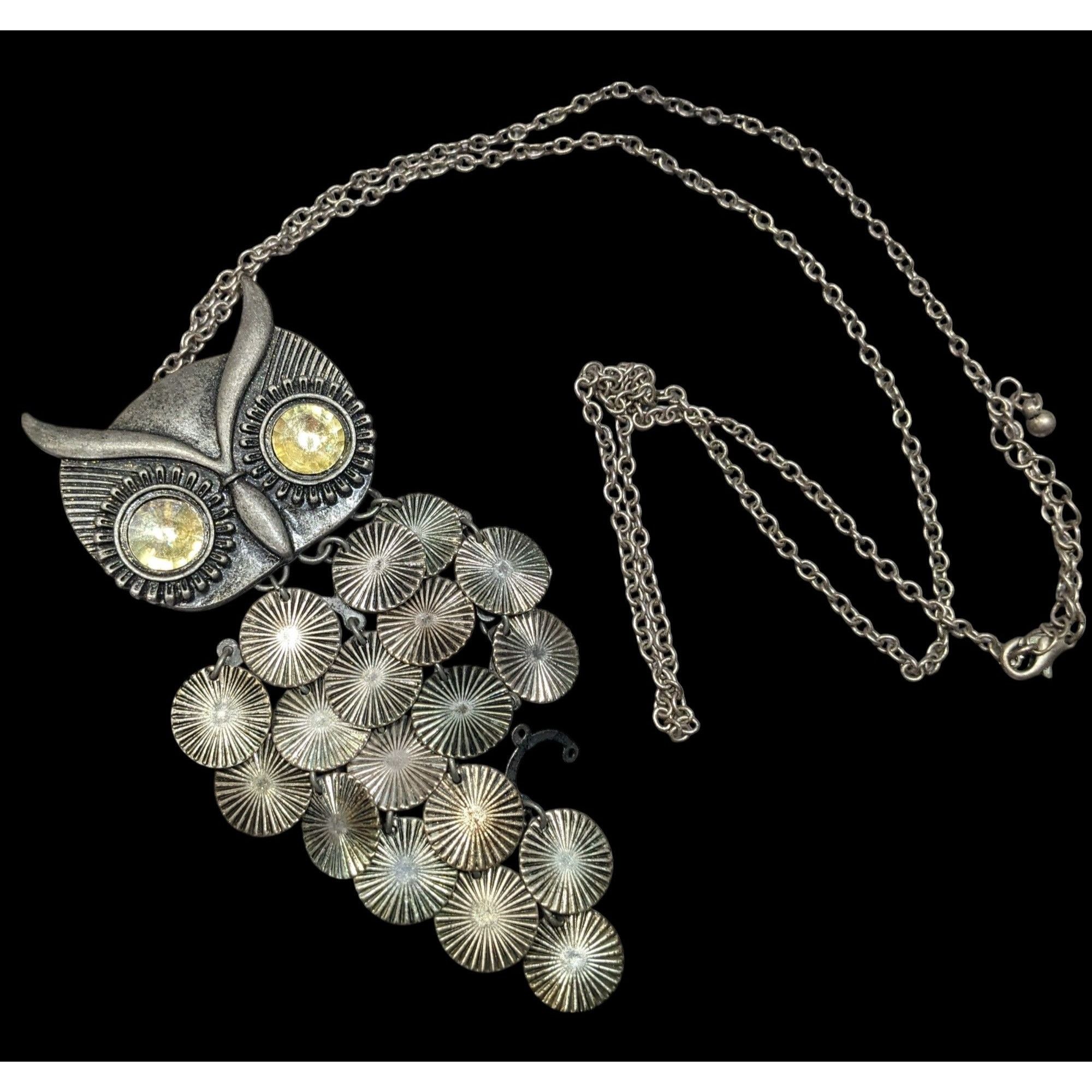 Other Quirky Y2K Own Pedant Necklace With Disc Fringe Feathers And Size ONE SIZE - 1 Thumbnail