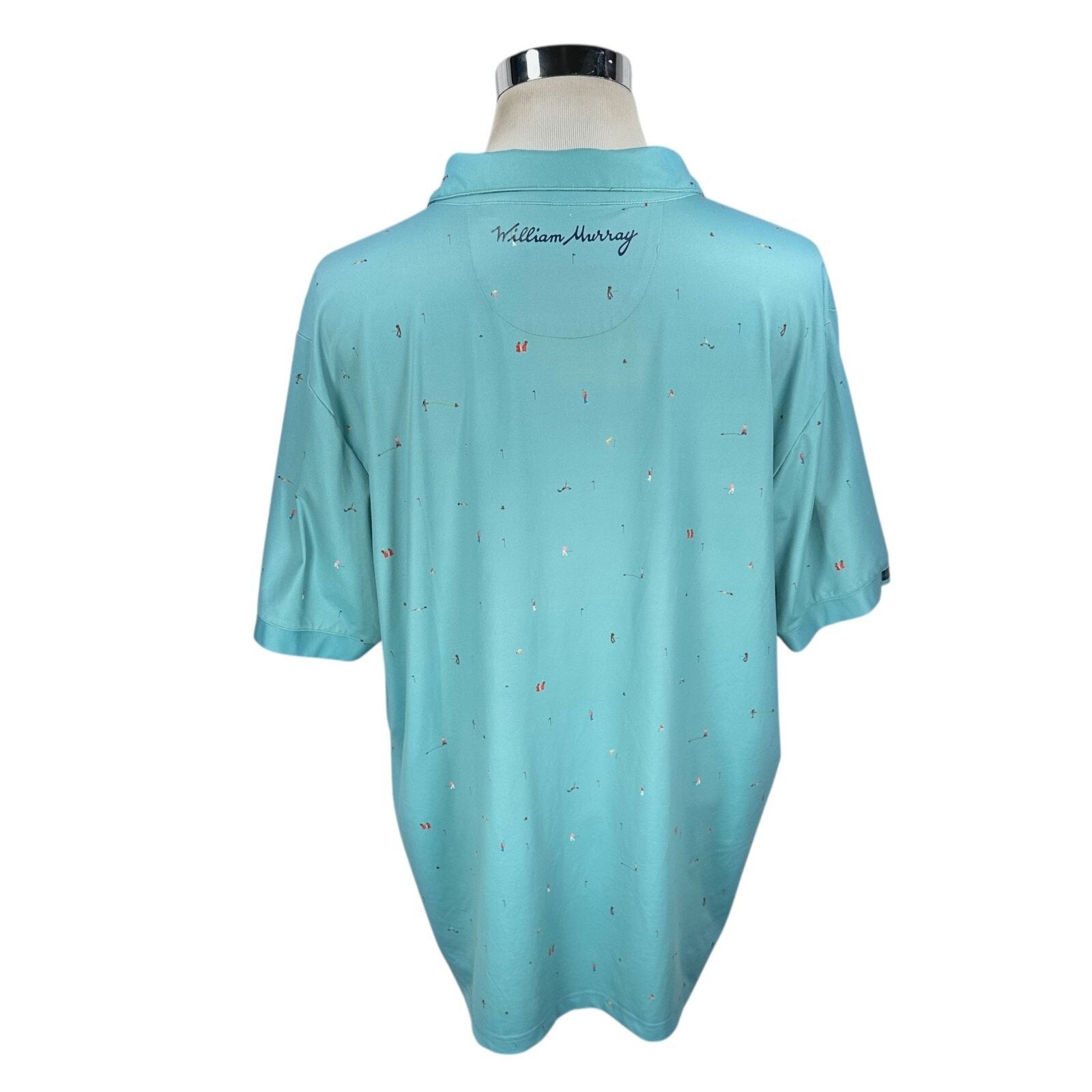 Other William Murray Golfer Polo Shirt Men’s XXL Blue Short Sleeve Size US XXL / EU 58 / 5 - 5 Thumbnail