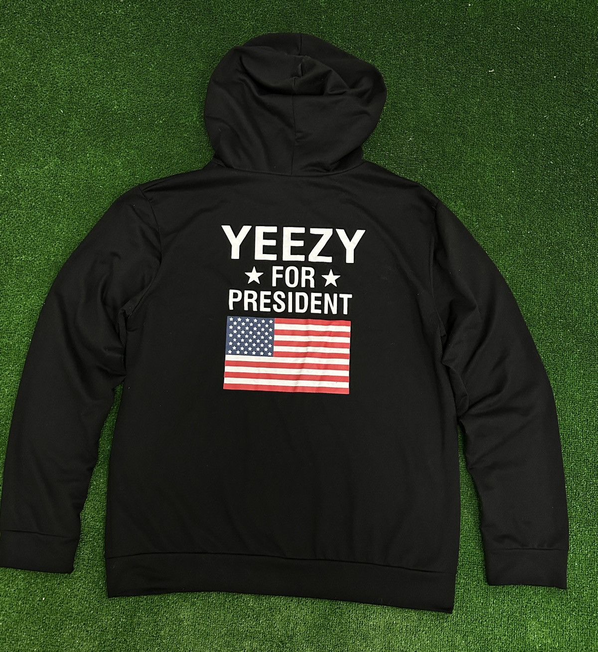 Kanye West Rare Kanye West “Yeezy For President “ Hooded Longsleeve Y2k Size US M / EU 48-50 / 2 - 1 Thumbnail