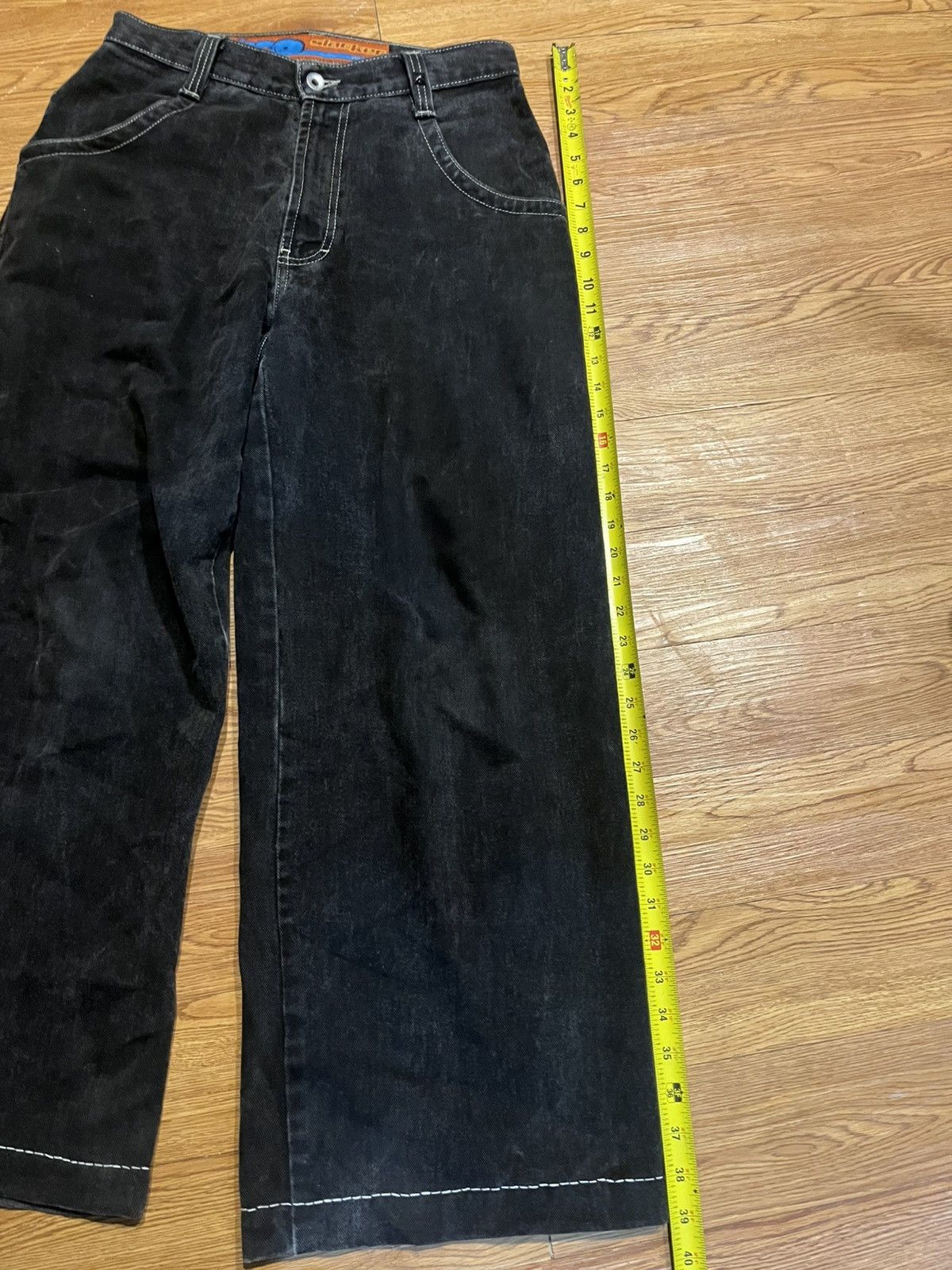 JNCO vintage baggy black jnco slacker jeans Size US 30 / EU 46 - 9 Thumbnail