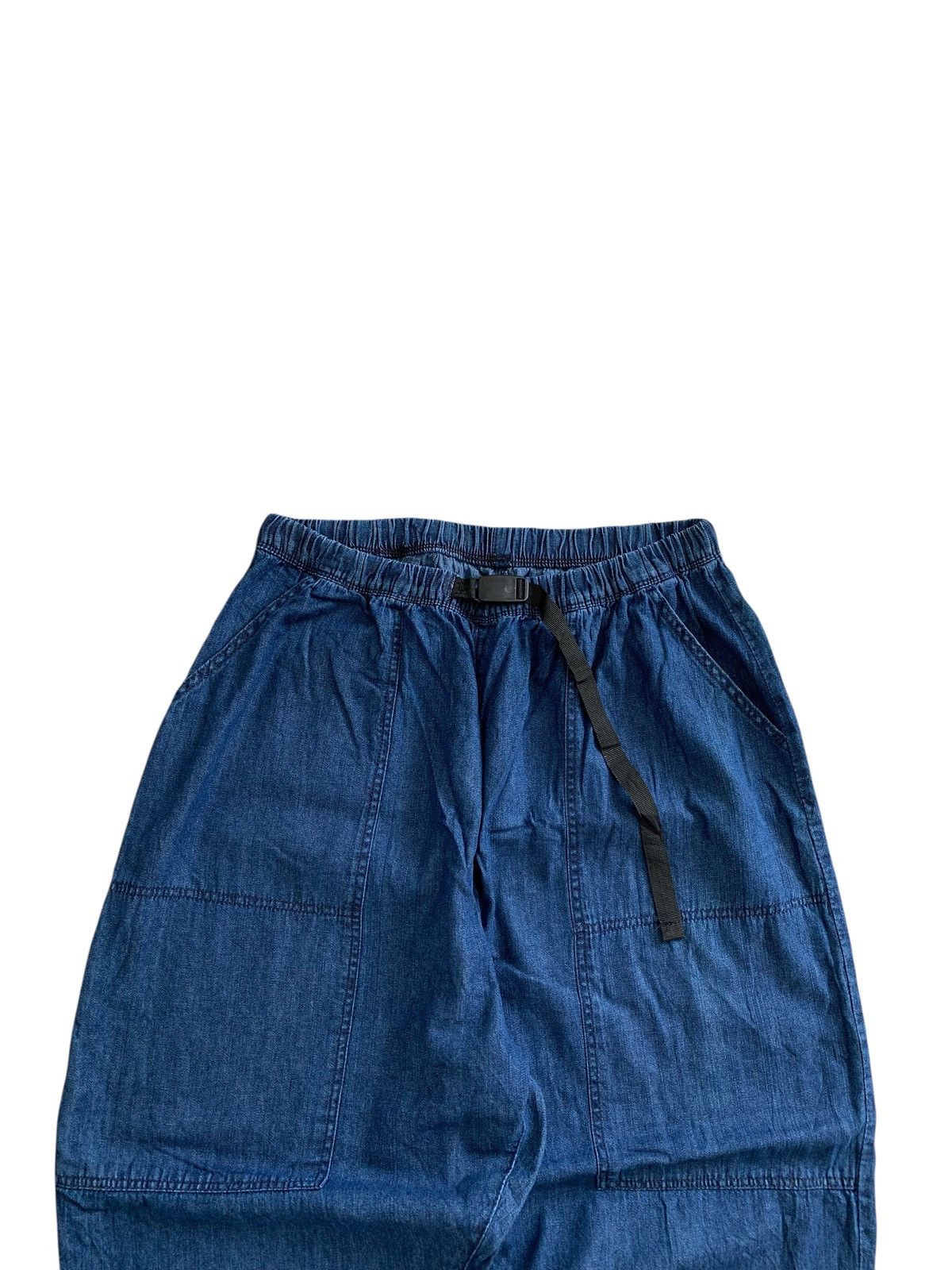 Yohji Yamamoto Laru Denim Indigo Fatigue Wide Balloon Pants Size US 40 / EU 56 - 3 Thumbnail