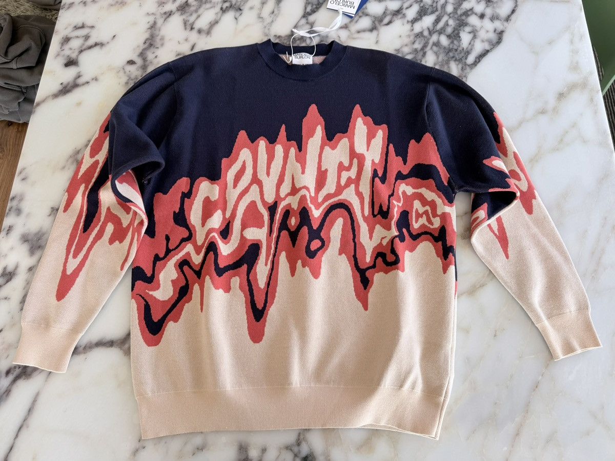 Marcelo Burlon Marcelo Burlon County of Milan Melt Knit Sweater Pullover Size US S / EU 44-46 / 1 - 1 Thumbnail