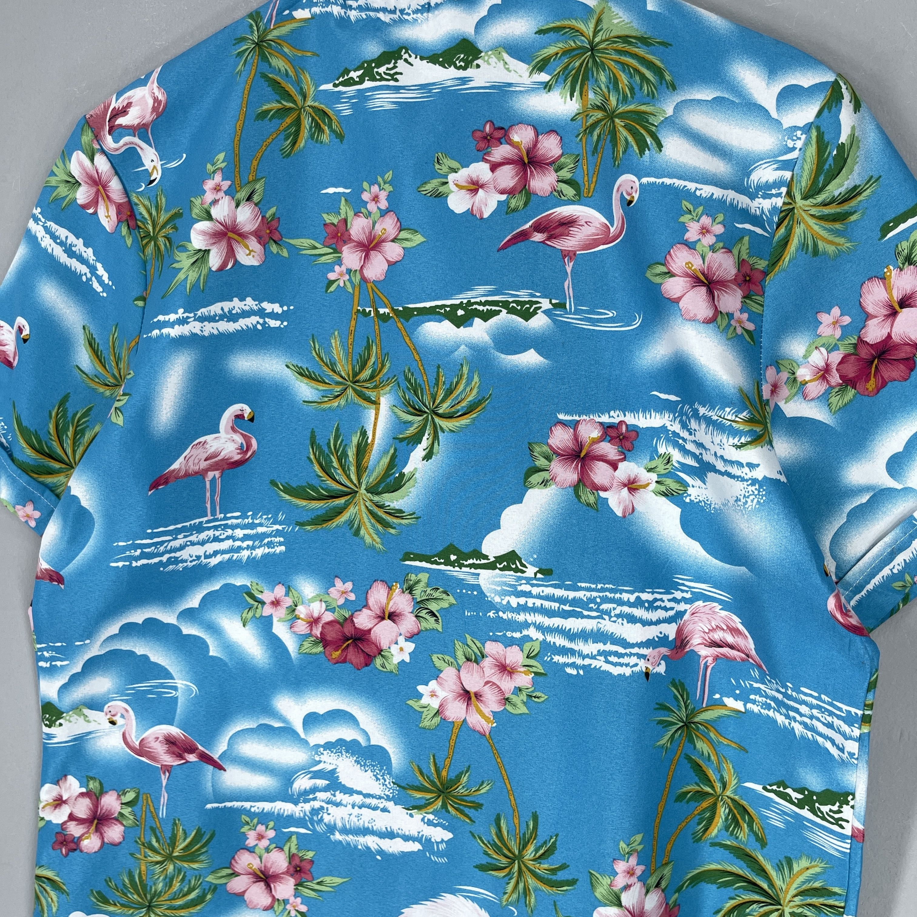 Vintage Vintage Y2K SSLR Flamingo Bird Motive Hawaii Shirt Size US S / EU 44-46 / 1 - 7 Thumbnail