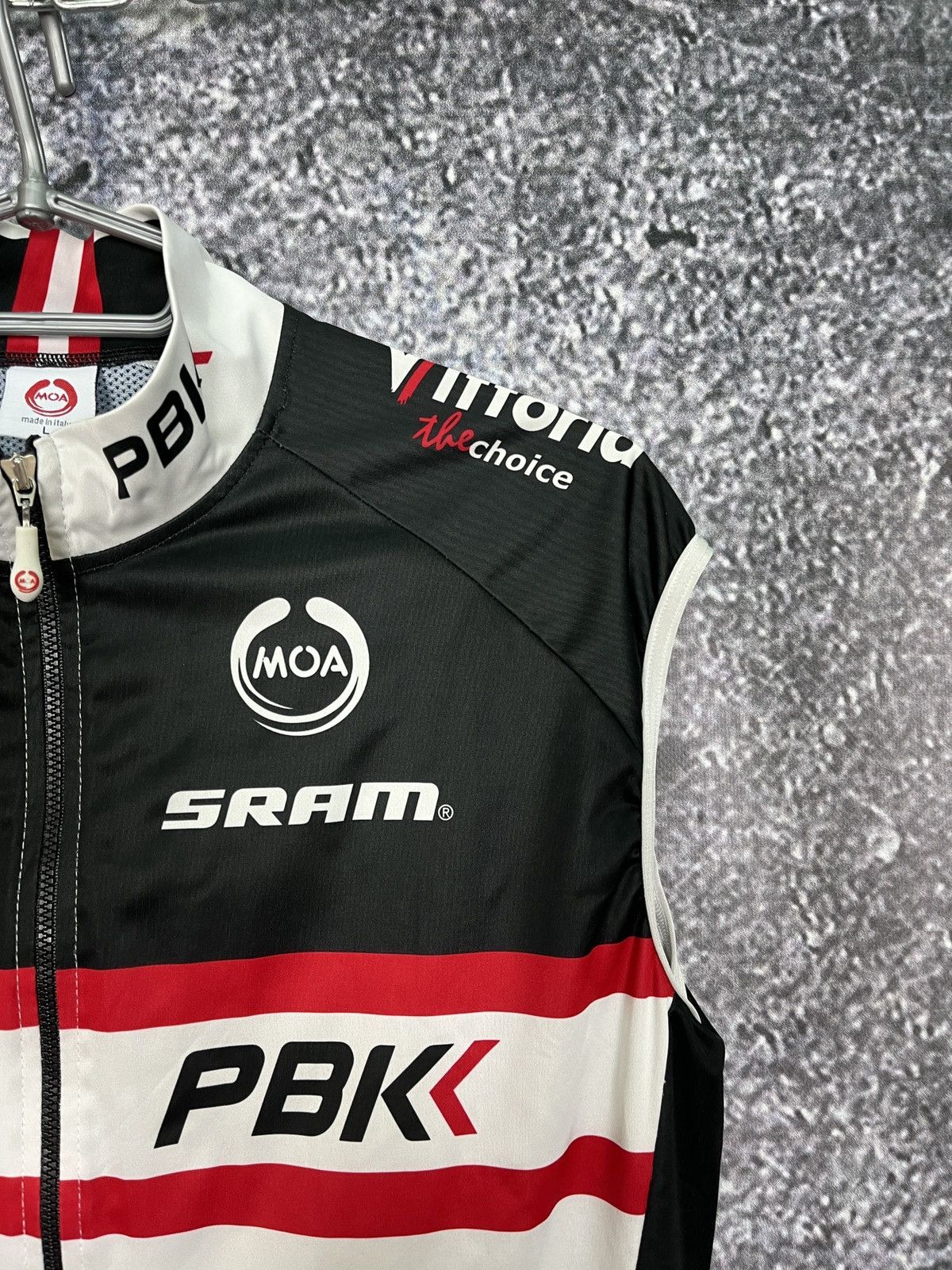 Other MOA PBK Full Zip Cycling Vest Made in Italy Adidas Size L Size US L / EU 52-54 / 3 - 5 Thumbnail