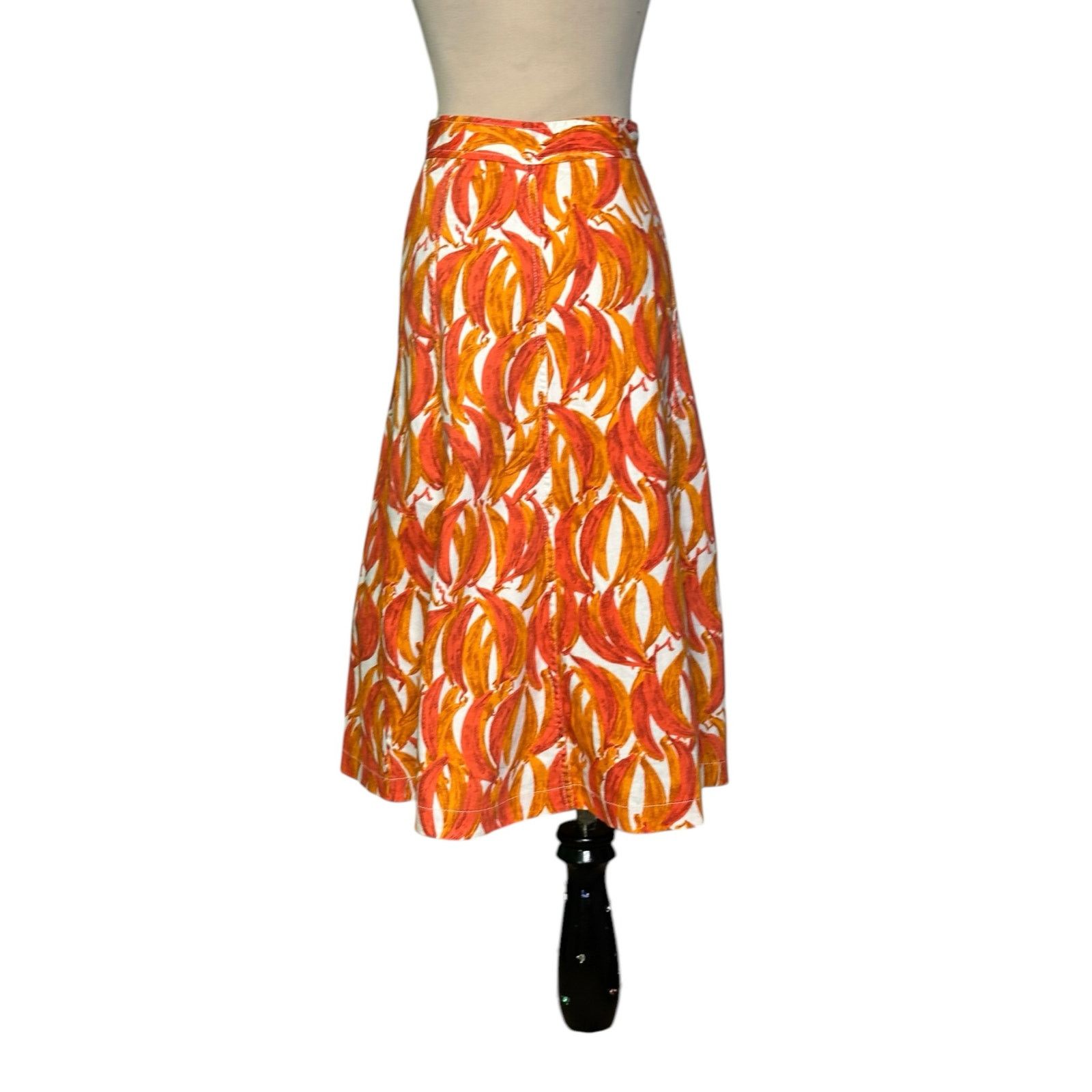 Anthropologie Anthropolgie Maeve Banana Grove Denim midi Skirt Size 12 Size 34" / US 12 / IT 48 - 17 Thumbnail