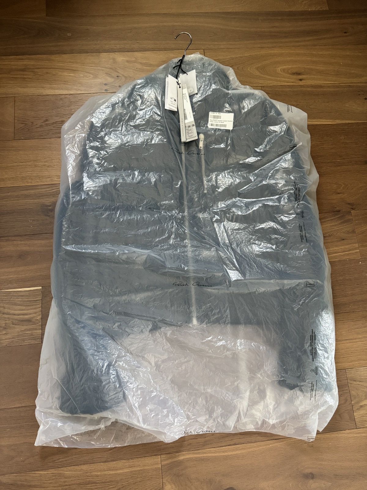 Rick Owens RICK OWENS PORTERVILLE FW24 FULL ZIP LACQUER PUFFER COAT Size US XL / EU 56 / 4 - 5 Thumbnail