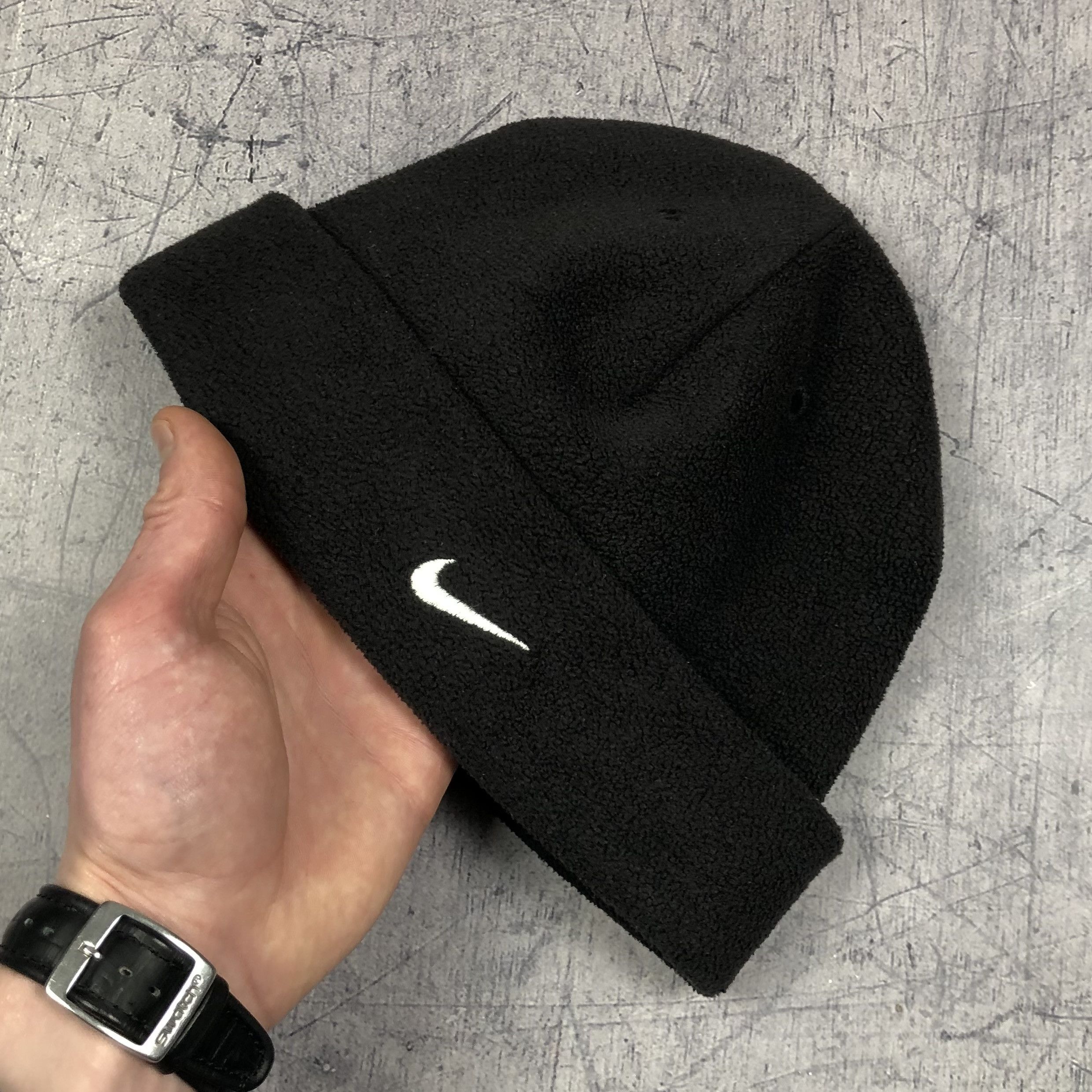 Nike Vintage Nike Fleece Hat Size ONE SIZE - 2 Thumbnail