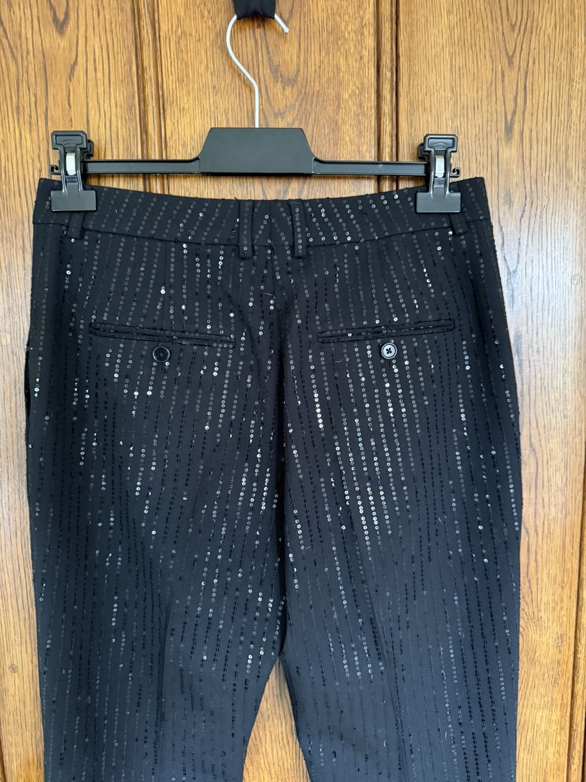 Celine SS23 Celine sequin Hedi Slimane tuxedo pants trousers 48 Size 38L - 16 Thumbnail