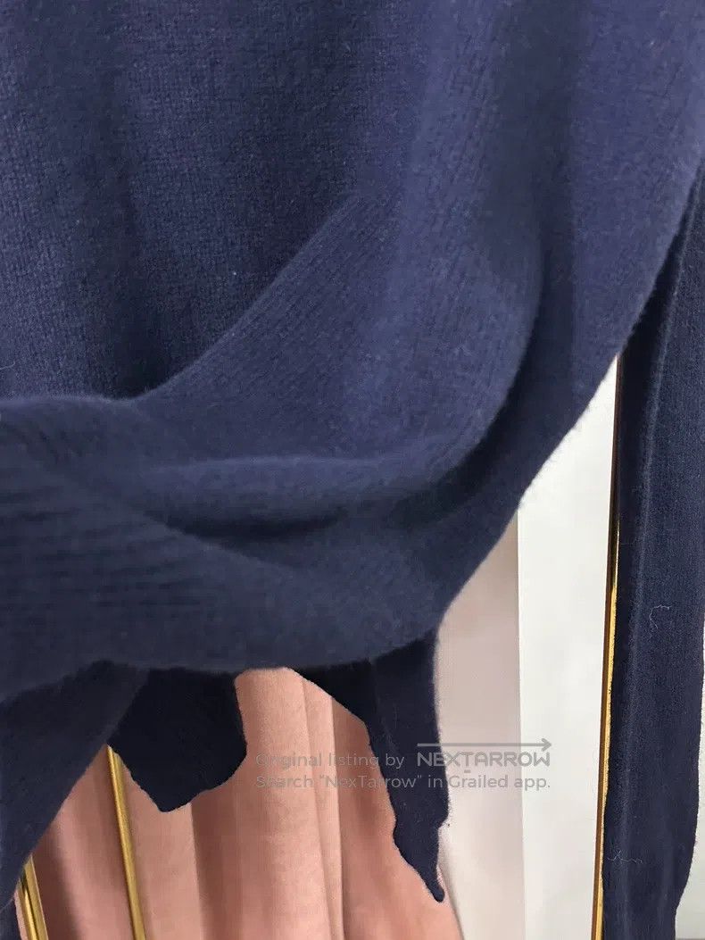 Acne Studios Acne Studios Navy Blue Wool Sweater Size XXS / US 00 / IT 34 - 4 Thumbnail