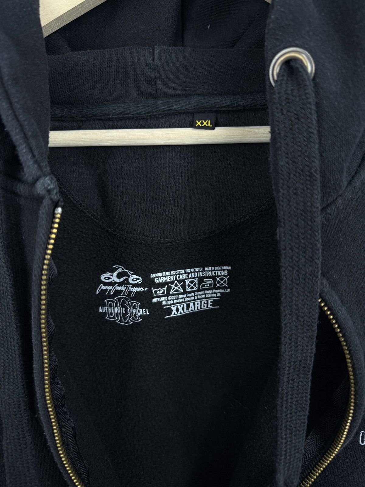 West Coast Choppers 🇺🇸 Vintage Y2K Orange County Choppers since 1999 Zip Hoodie Size US XL / EU 56 / 4 - 10 Thumbnail